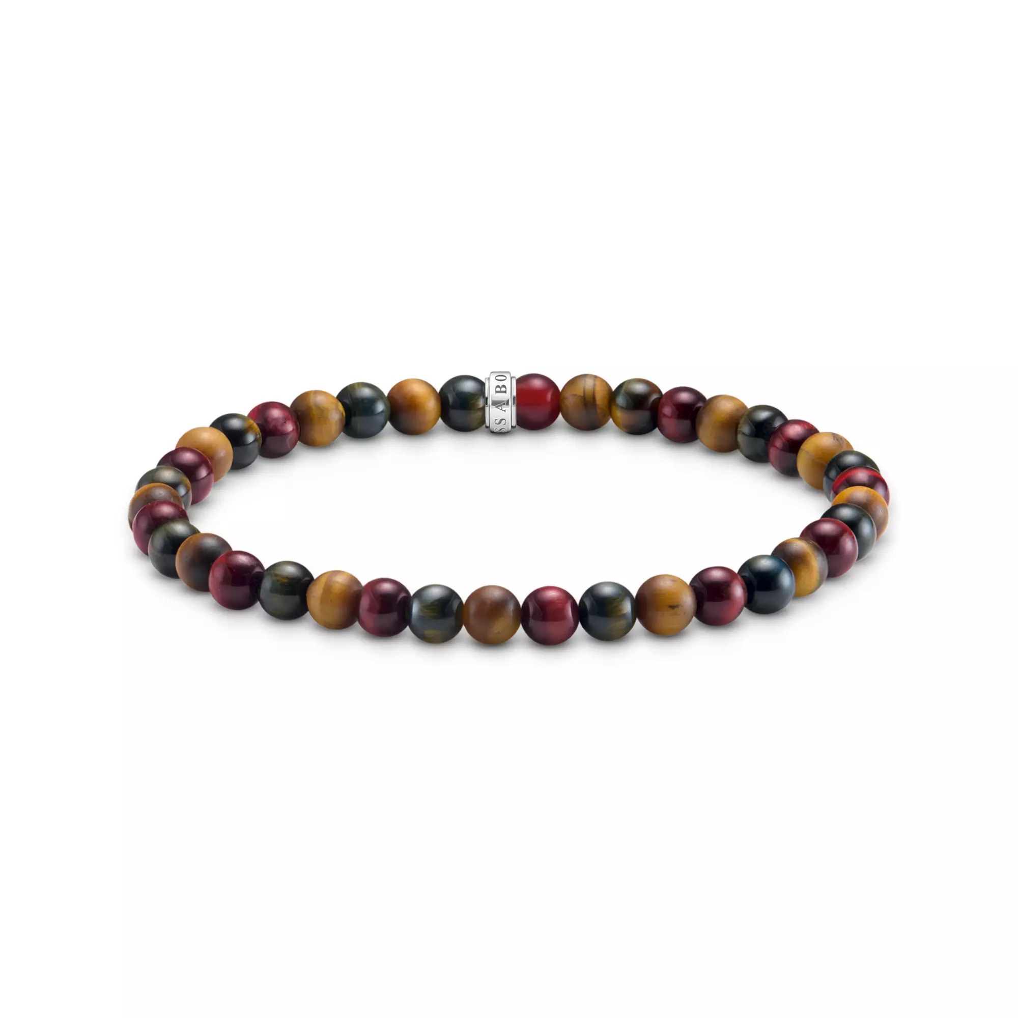 Thomas Sabo Armband - Bunt - Silber gesch. + Tigerauge - 17 cm – Ansicht 2