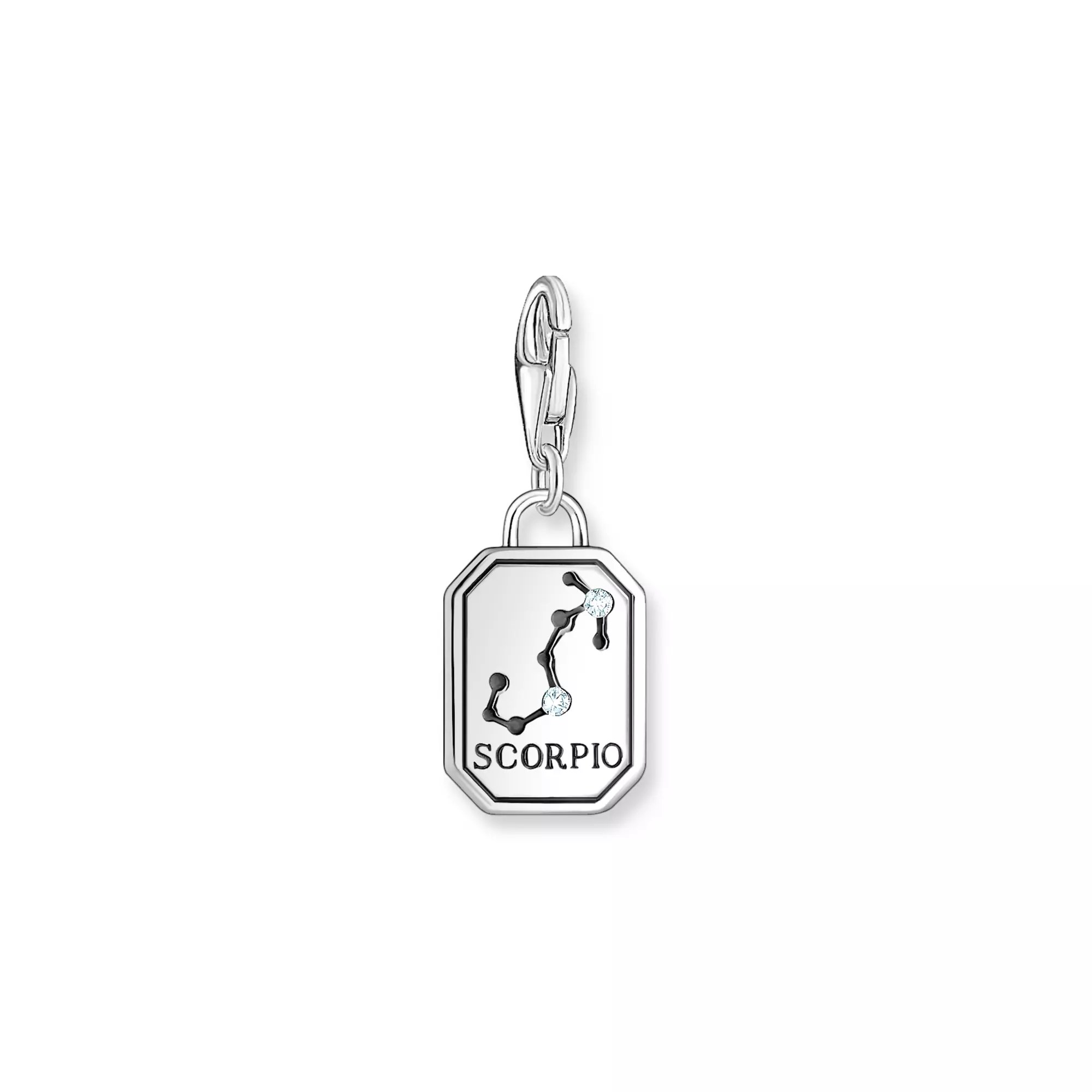 Thomas Sabo Charm-Anhänger - Sternzeichen Skorpion - Silber gesch. & Zirkonia – Ansicht 2