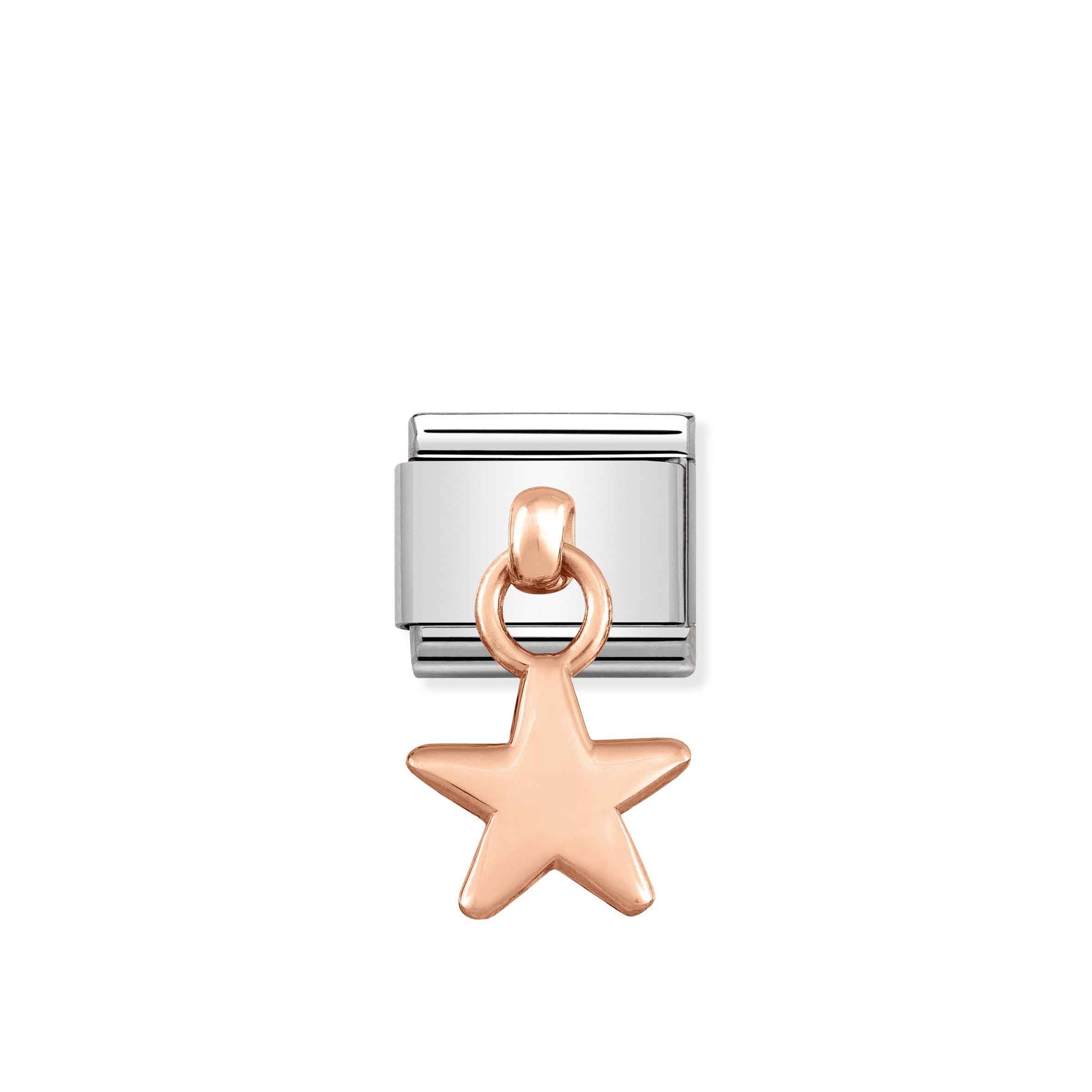 Nomination CLASSIC CHARMS - Edelstahl + Roségold - Stern