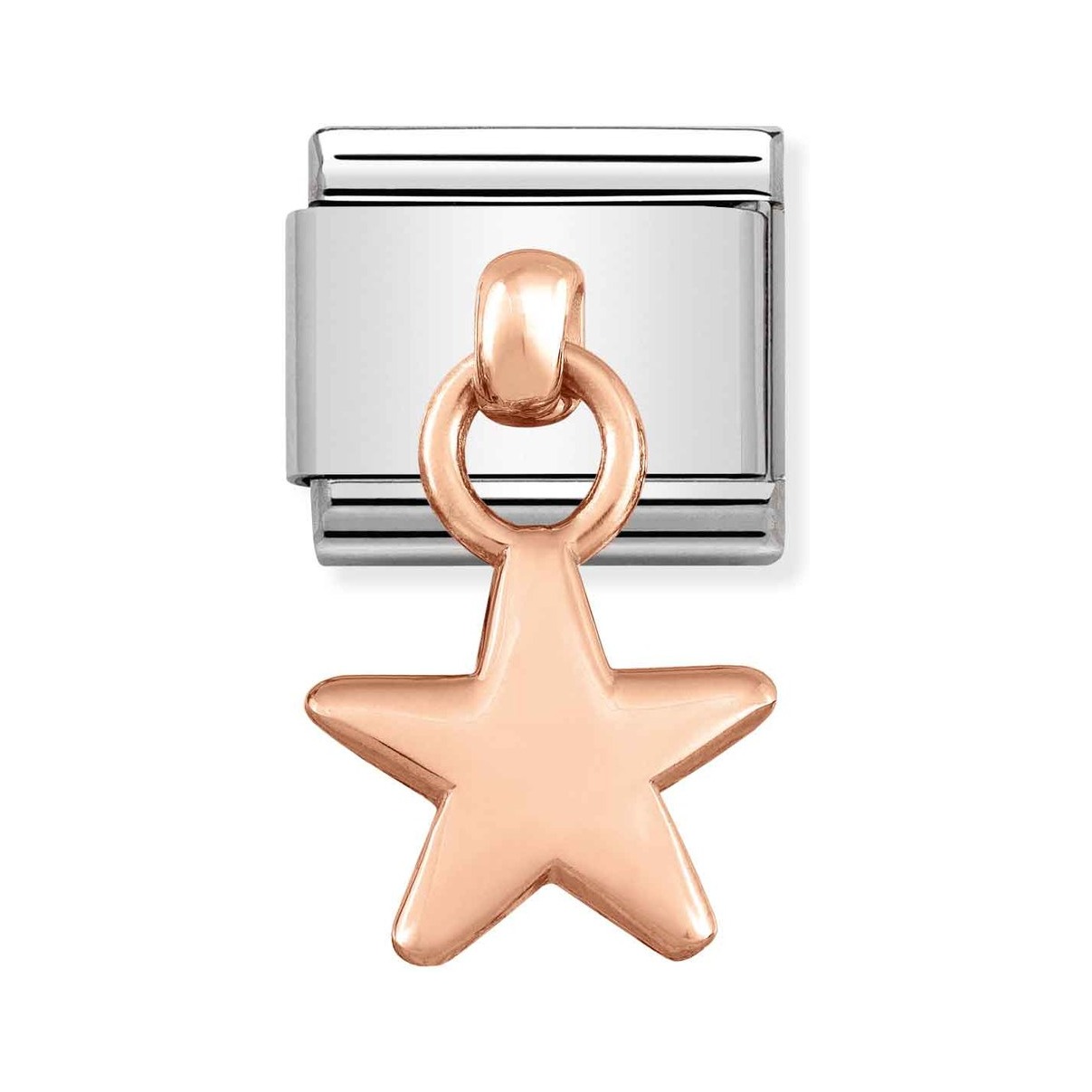 Nomination CLASSIC CHARMS - Edelstahl + Roségold - Stern