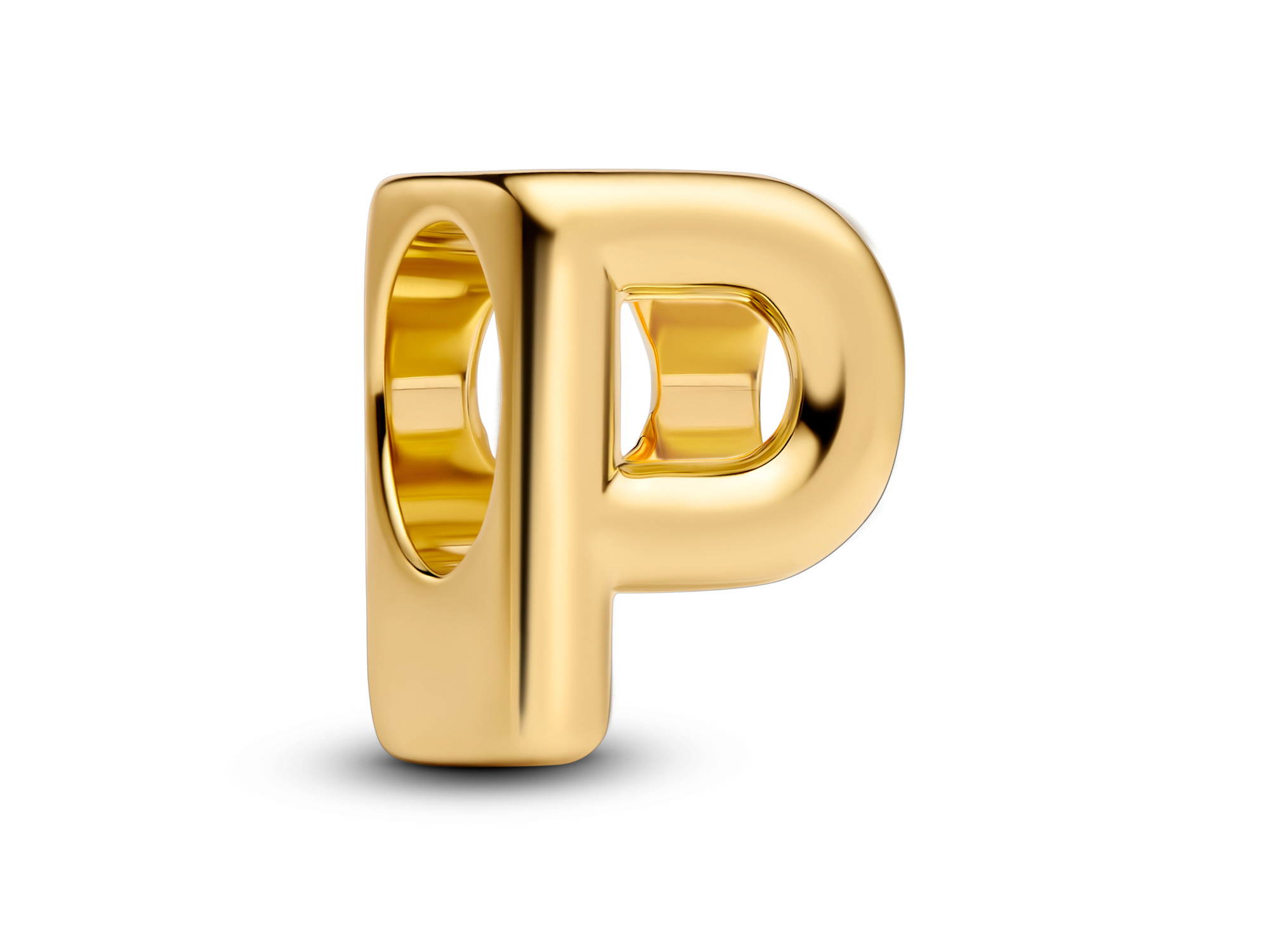 Pandora 763962C00 Buchstabe P - Alphabet - Gelbgold Vergoldung