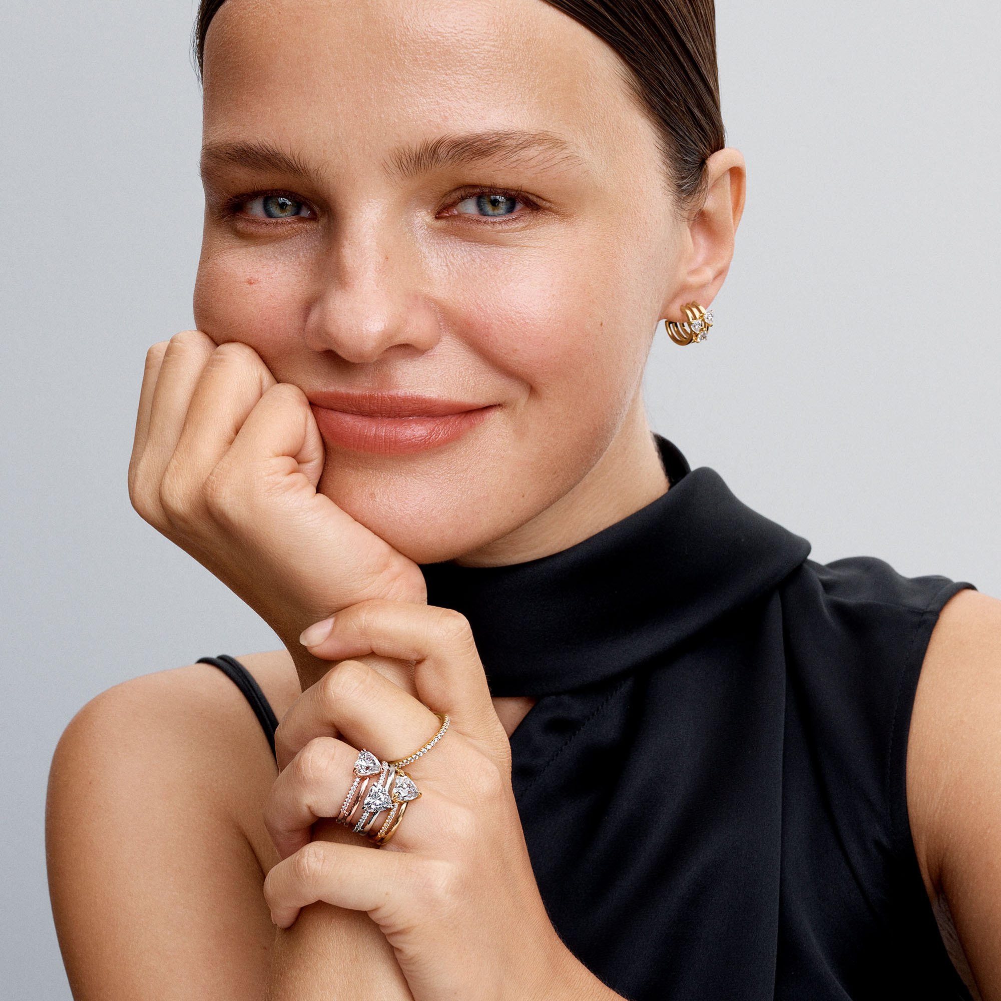 Pandora Herz - Ring - Roségold vergoldet & Zirkonia – Ansicht 3