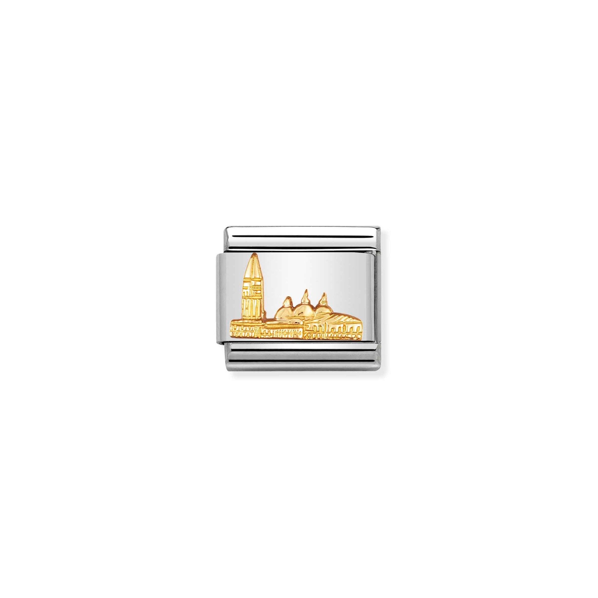 Nomination Composable Classic Charm San Marco - Edelstahl, Gelbgold