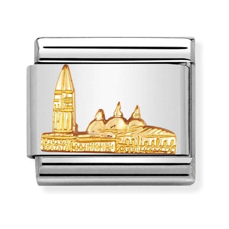 Nomination Composable Classic Charm San Marco - Edelstahl, Gelbgold