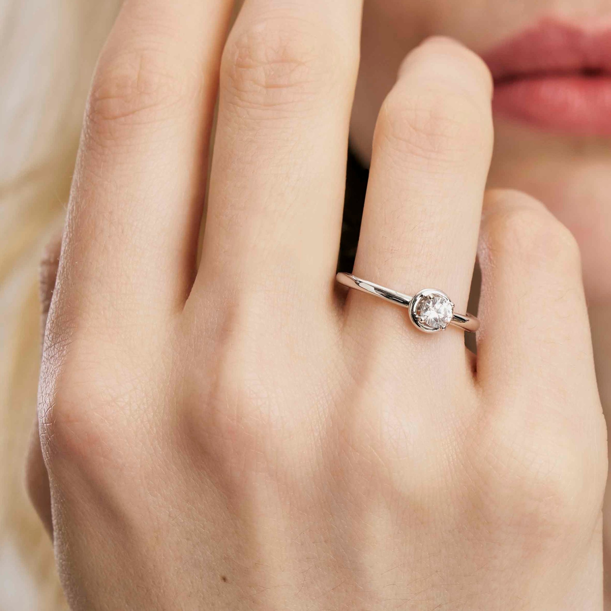 Nomination Sterling Silber - Kreis - rhod. Ring - Cosmiclove – Ansicht 3