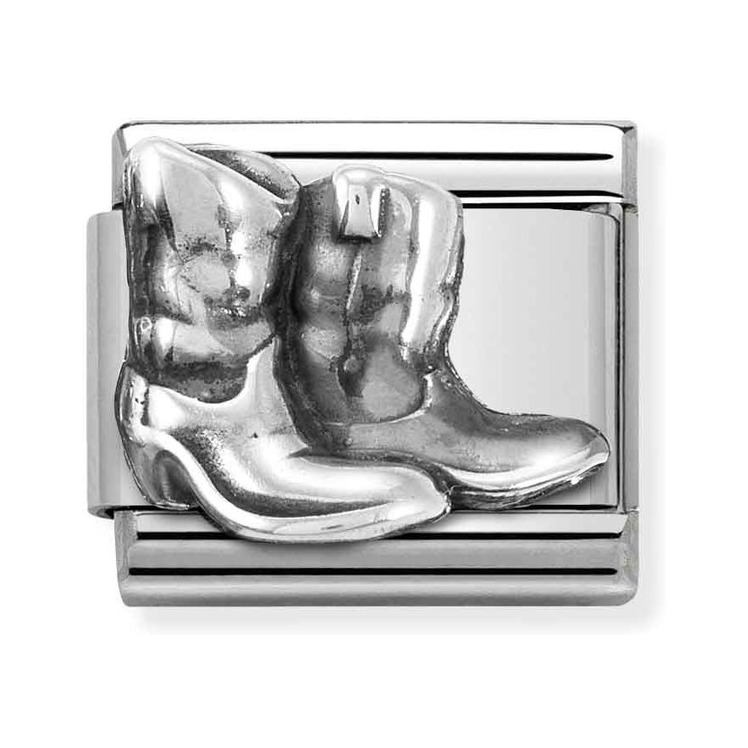 Nomination CLASSIC RELIEF Element - Sterling Silberverziert - Stiefel