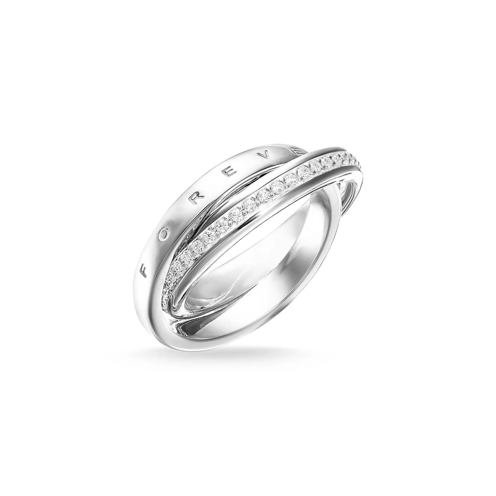 Thomas Sabo Ring - Silber - Zirkonia weiß – Ansicht 2