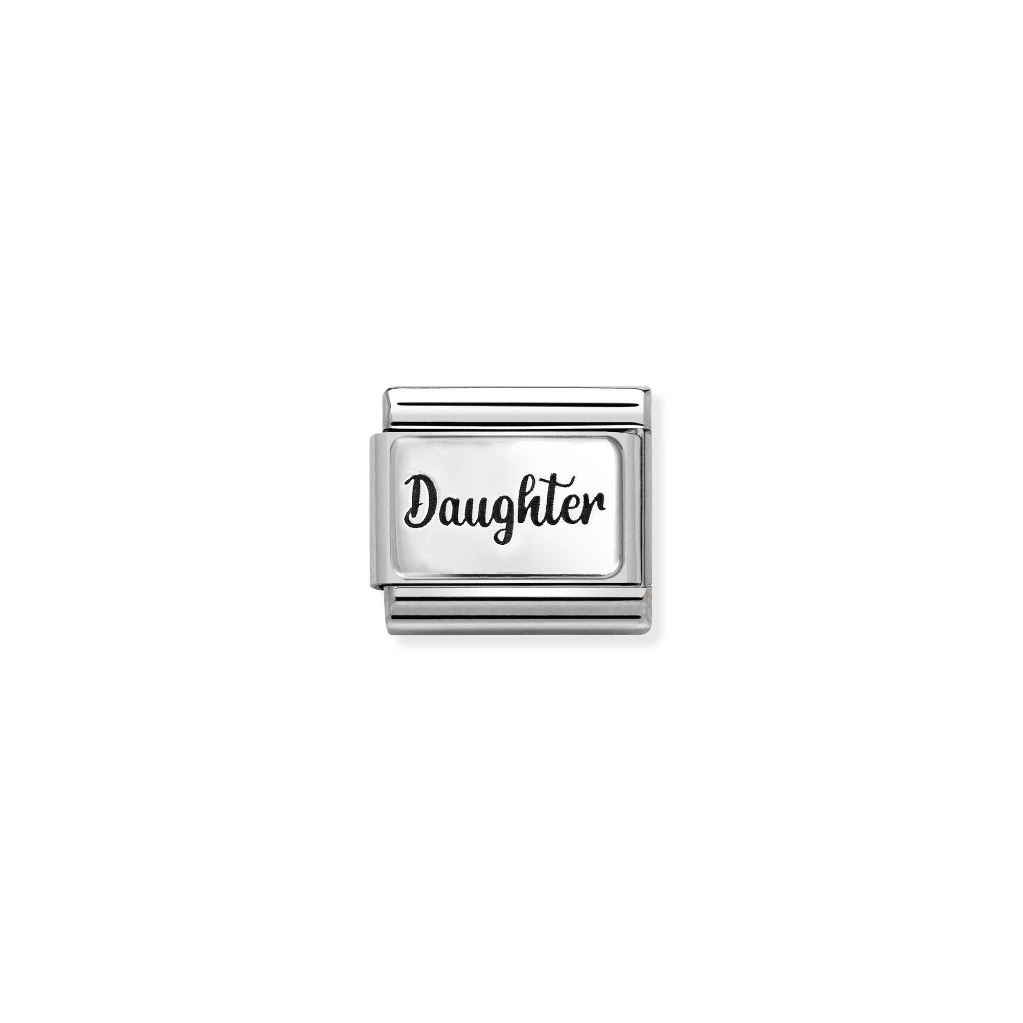 Nomination Composable Classic Charm Daughter - Edelstahl, Sterling Silber