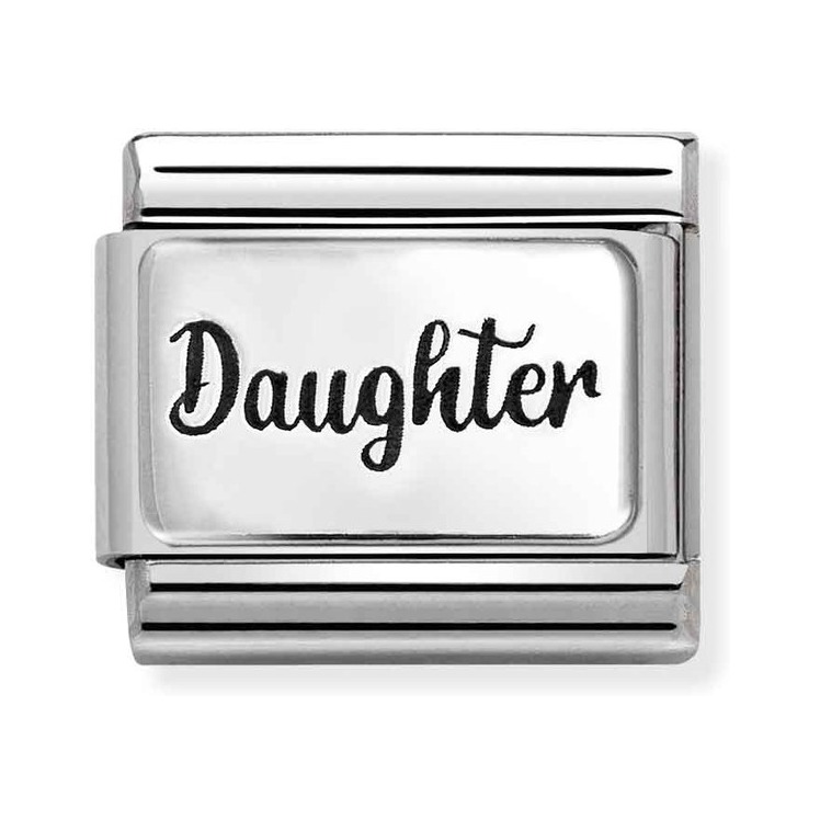 Nomination Composable Classic Charm Daughter - Edelstahl, Sterling Silber