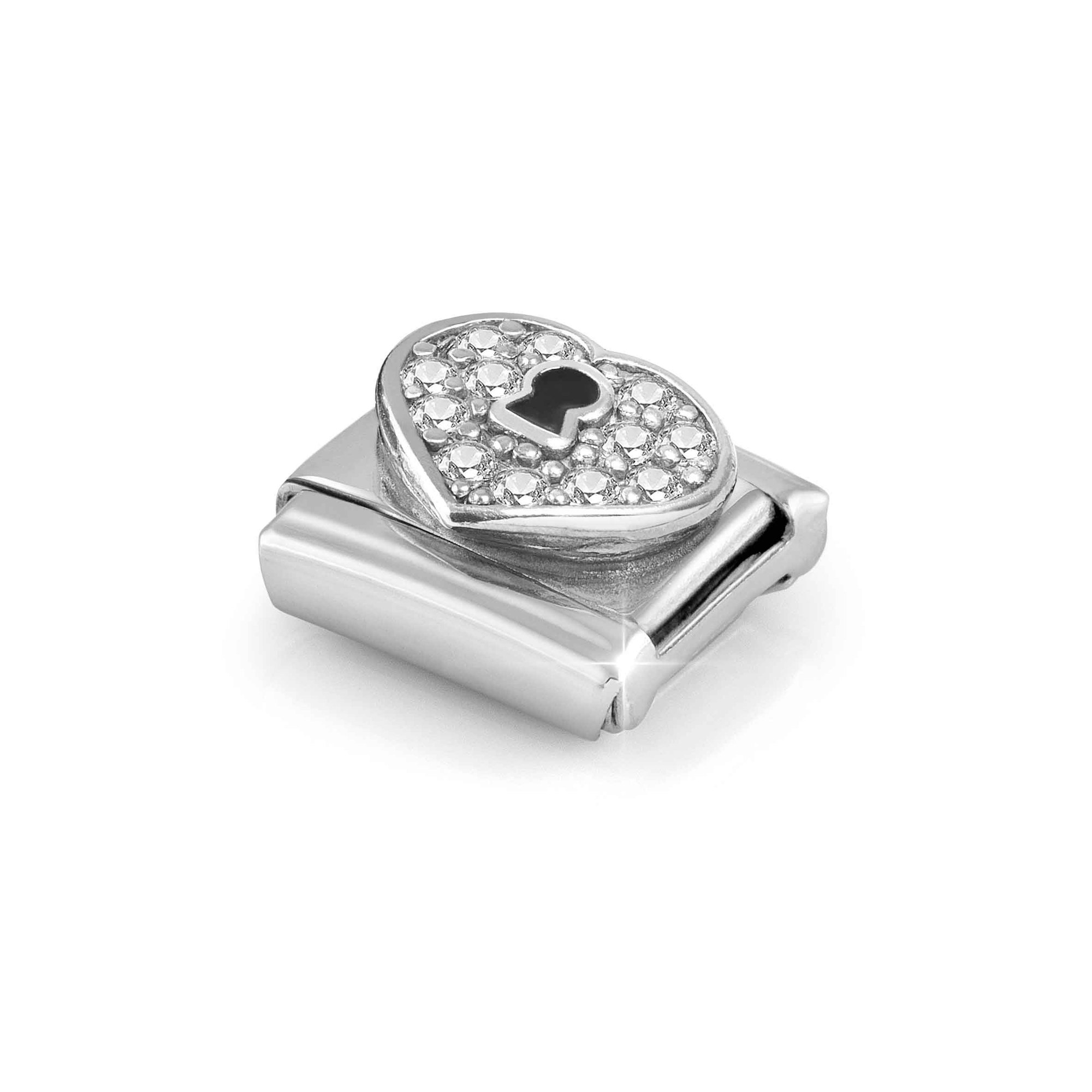 Nomination CLASSIC Element - Sterling Silber - Zirkonia - Herzschloss - Weiß – Ansicht 5