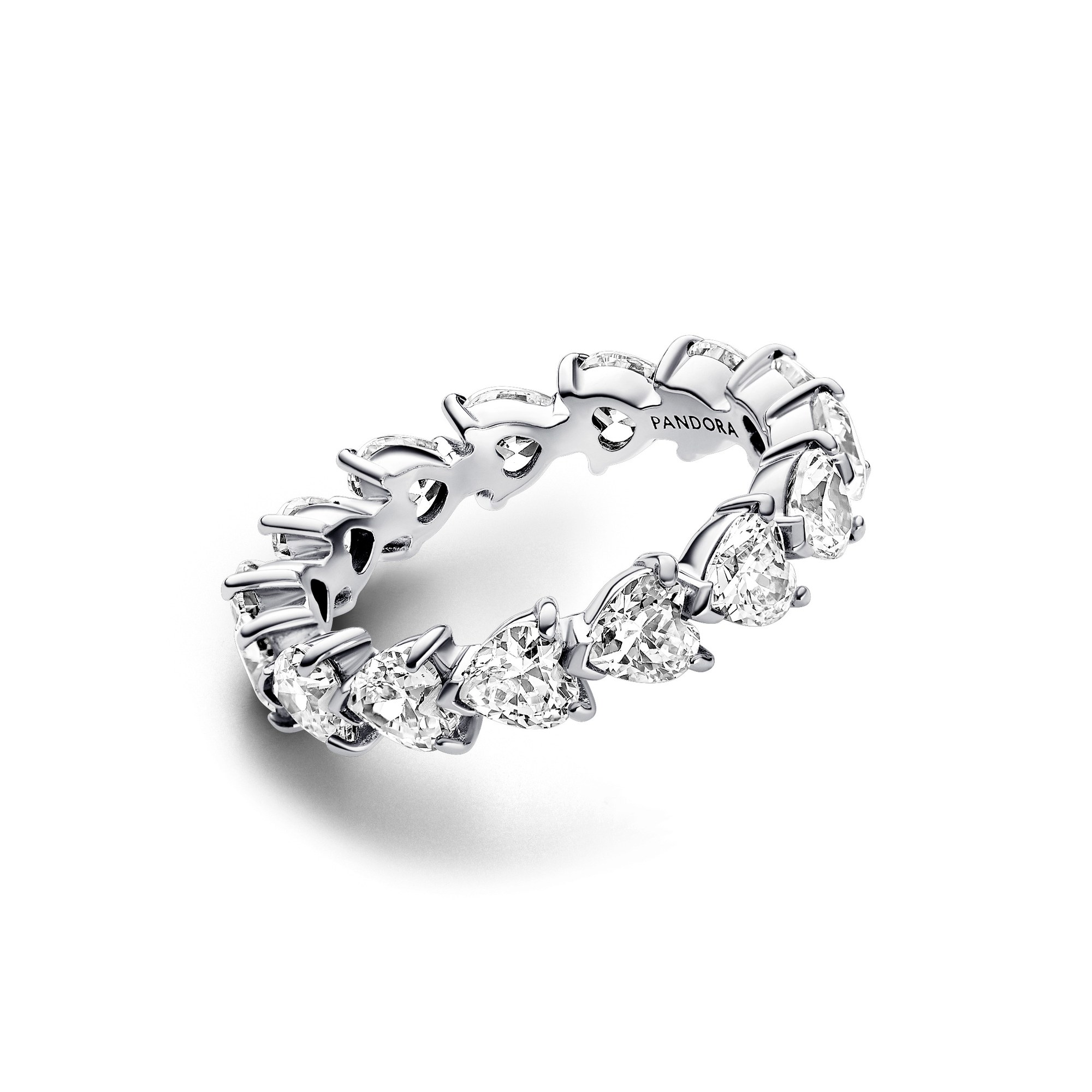 Pandora Herzreihe Ewigkeits-Ring - Sterling Silber - Zirkonia klar Ansicht 2 – Ansicht 2
