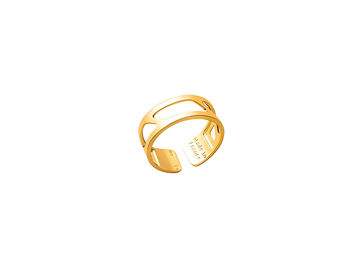 Ring von Les Georgettes in Gold mit Ruban-Design, Größe 52-54, 8 mm breit, elegant und modern, ideal für jeden Anlass.