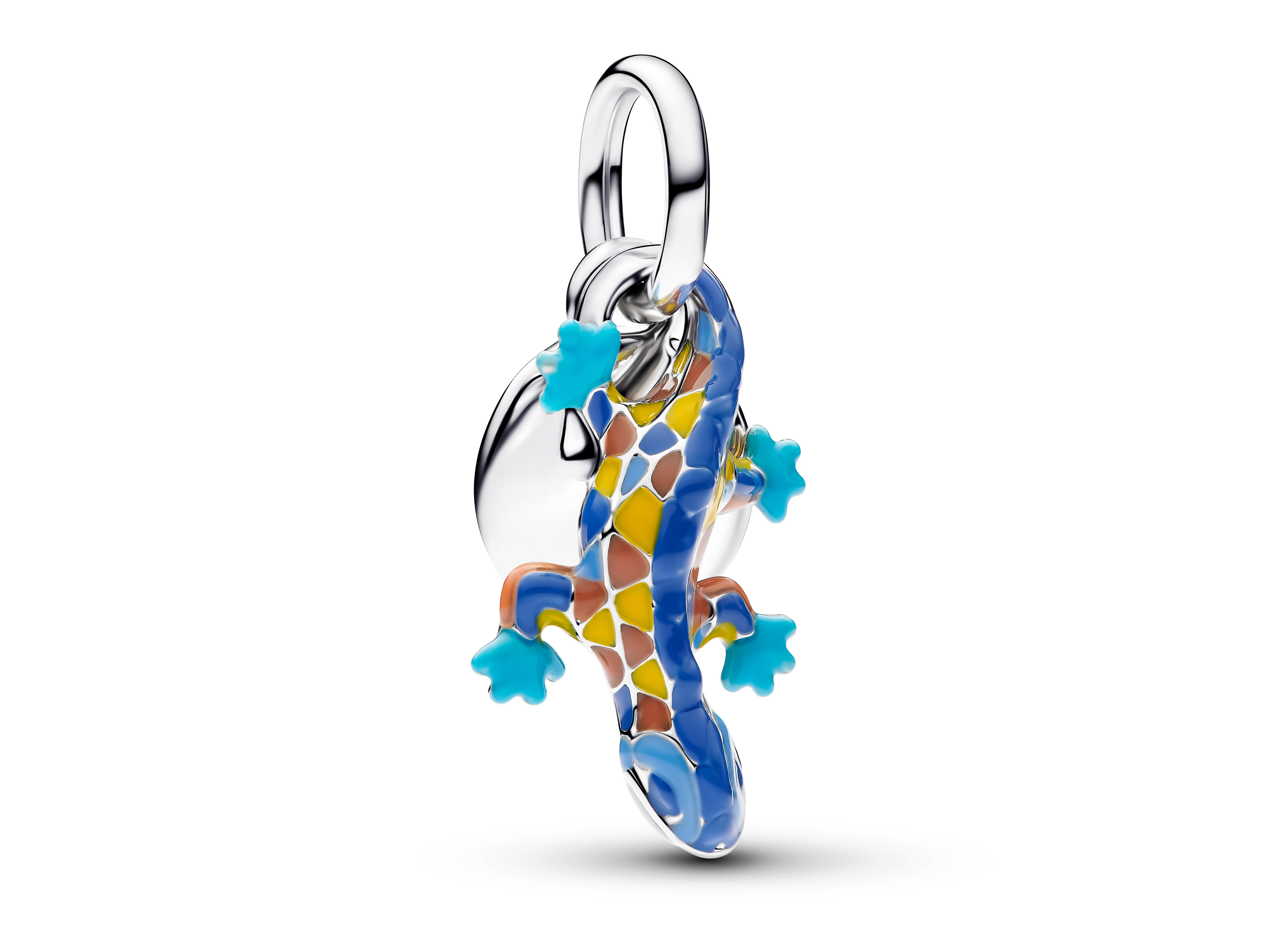 Pandora 794916C01 - Salamander & runder Anhänger Charm-Anhänger - Sterling Silber
