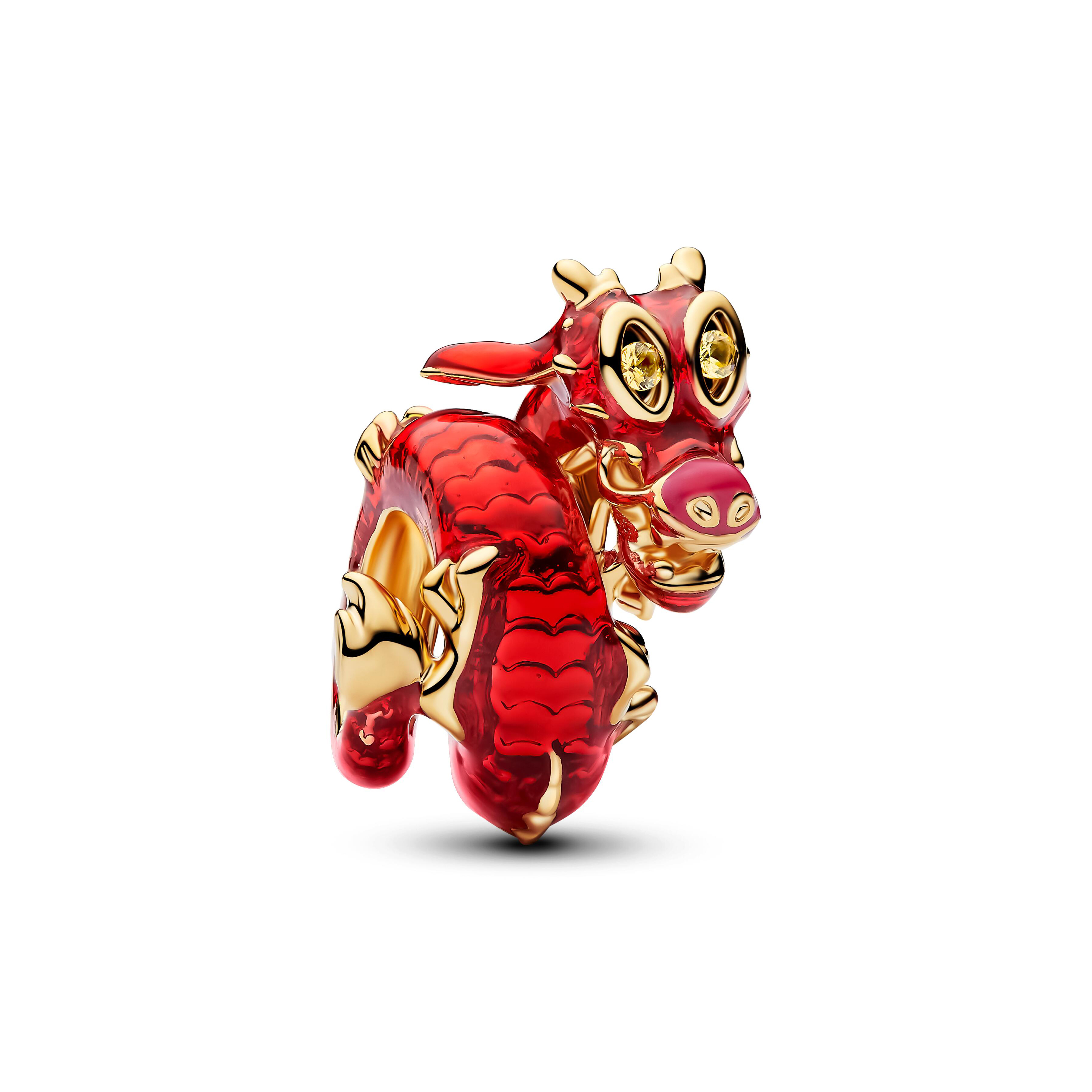 Pandora Disney - Charm Mushu Drache - Gelbgold Vergoldung - 764949C01