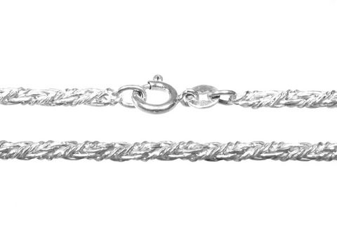 Lange Silberkette von MASH DESIGN, 60 cm, Hersteller Juwelier Harnisch, ab 2mm Dicke, elegante, geflochtene Struktur mit sicherem Verschluss, ideal für stilvolle Akzente.