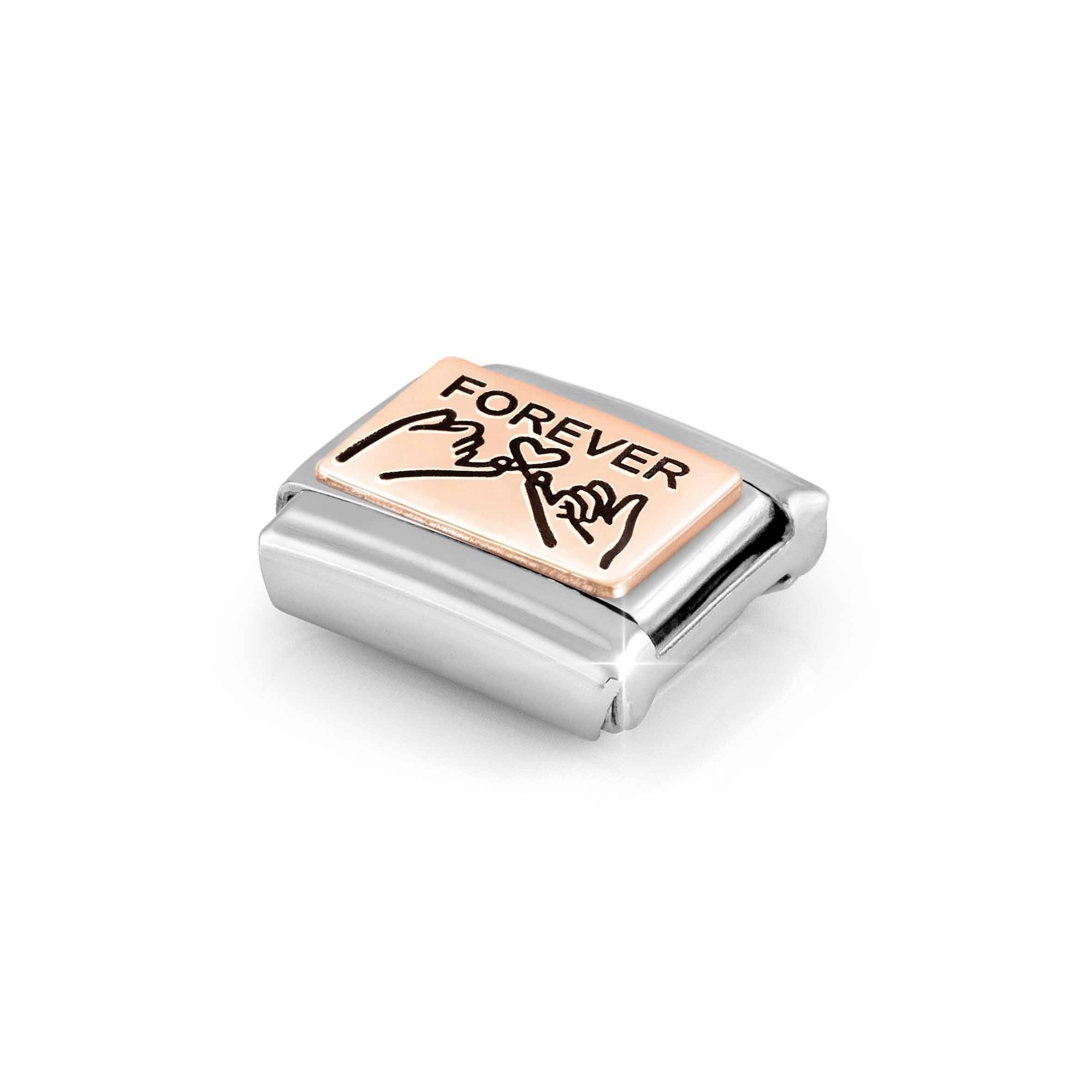 Nomination Composable Classic Charm Forever - Edelstahl, roségoldfarben – Ansicht 4