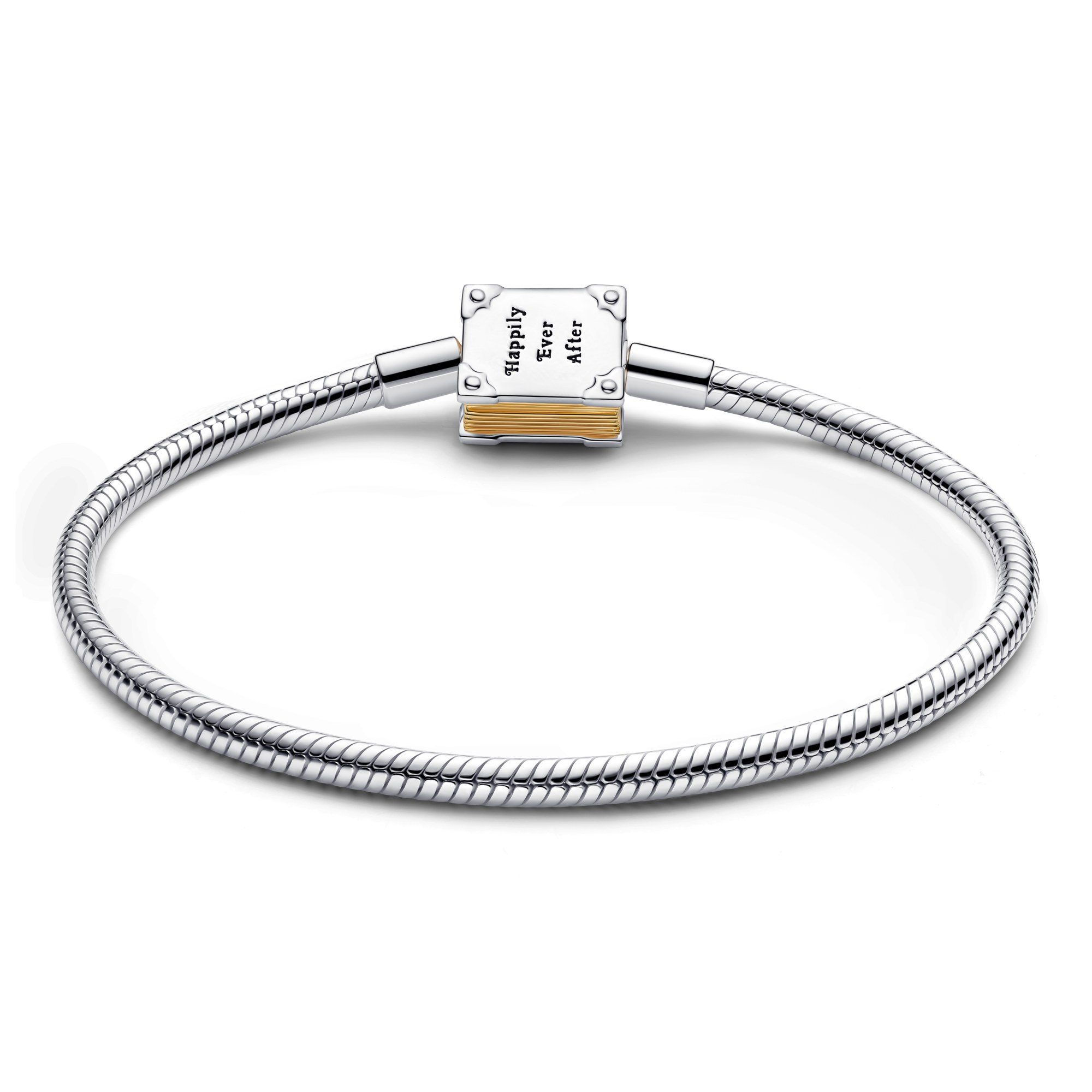 Pandora Disney Geschichtsbuch Armband - Silber & Gelbgold Vergoldung - Lab-Grown Diamant – Ansicht 2