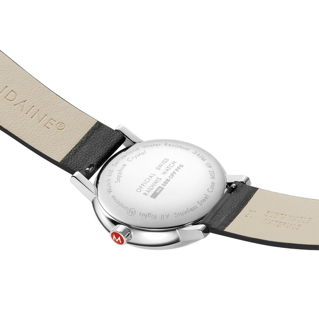Mondaine Uhr MSE.40210.LBV evo2 - Edelstahl poliert - 40 mm – Ansicht 4