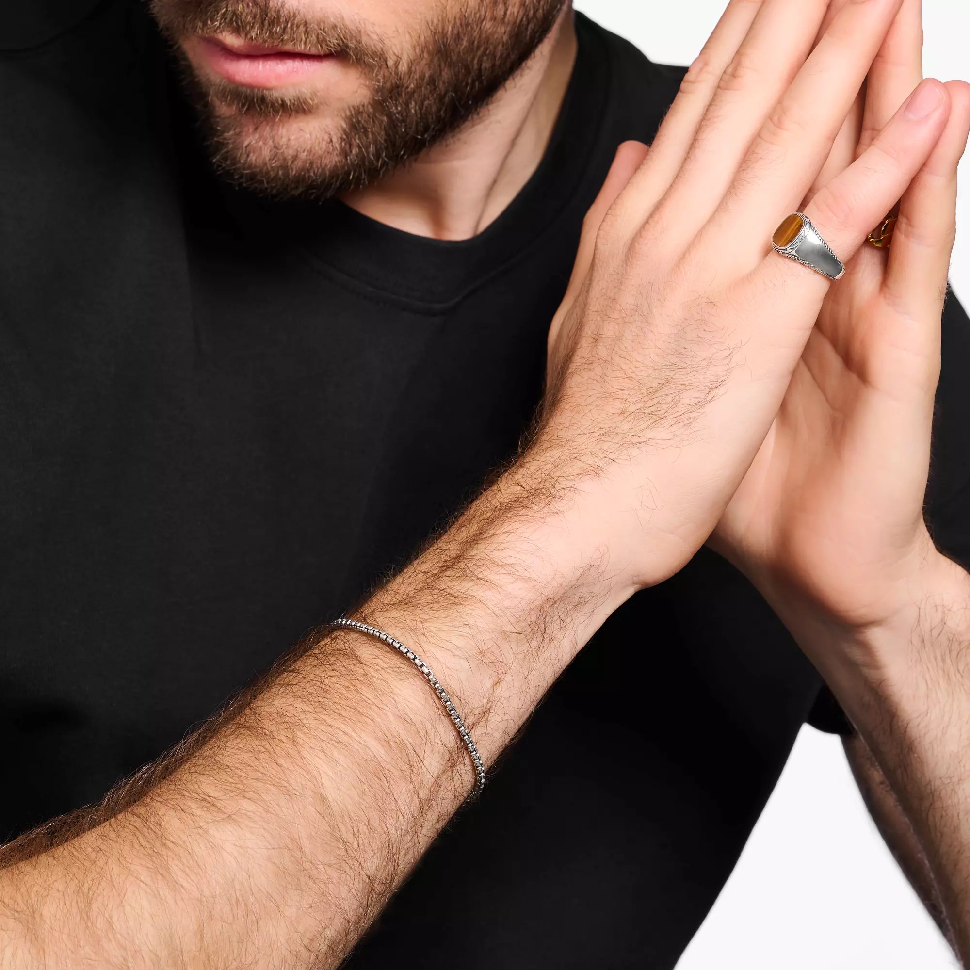 Thomas Sabo Armband - Silber geschw. - silberfarben - 16 cm – Ansicht 2