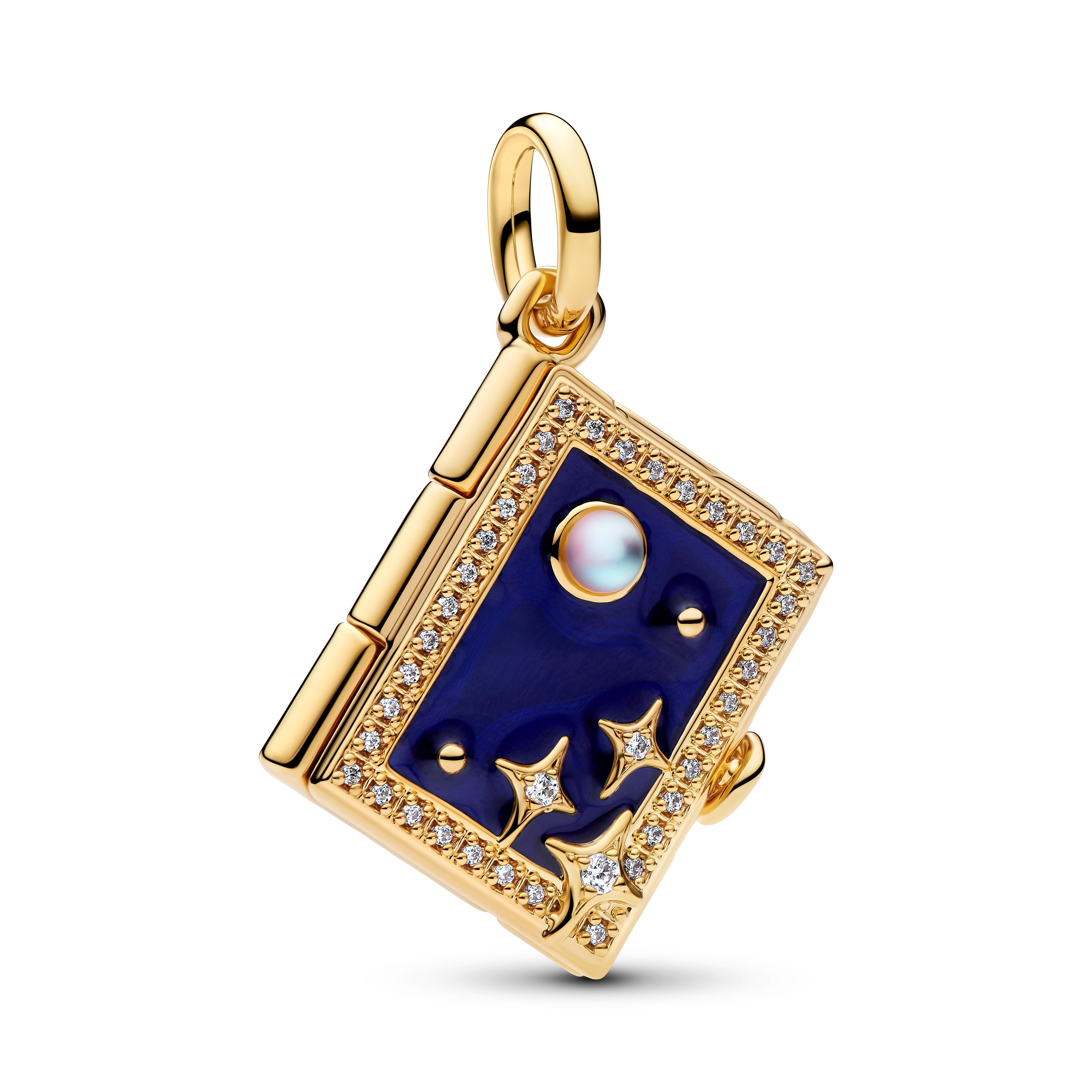 Pandora Moments - Hänge-Charm magisches Buch - Gelbgold Vergoldung - 765049C01