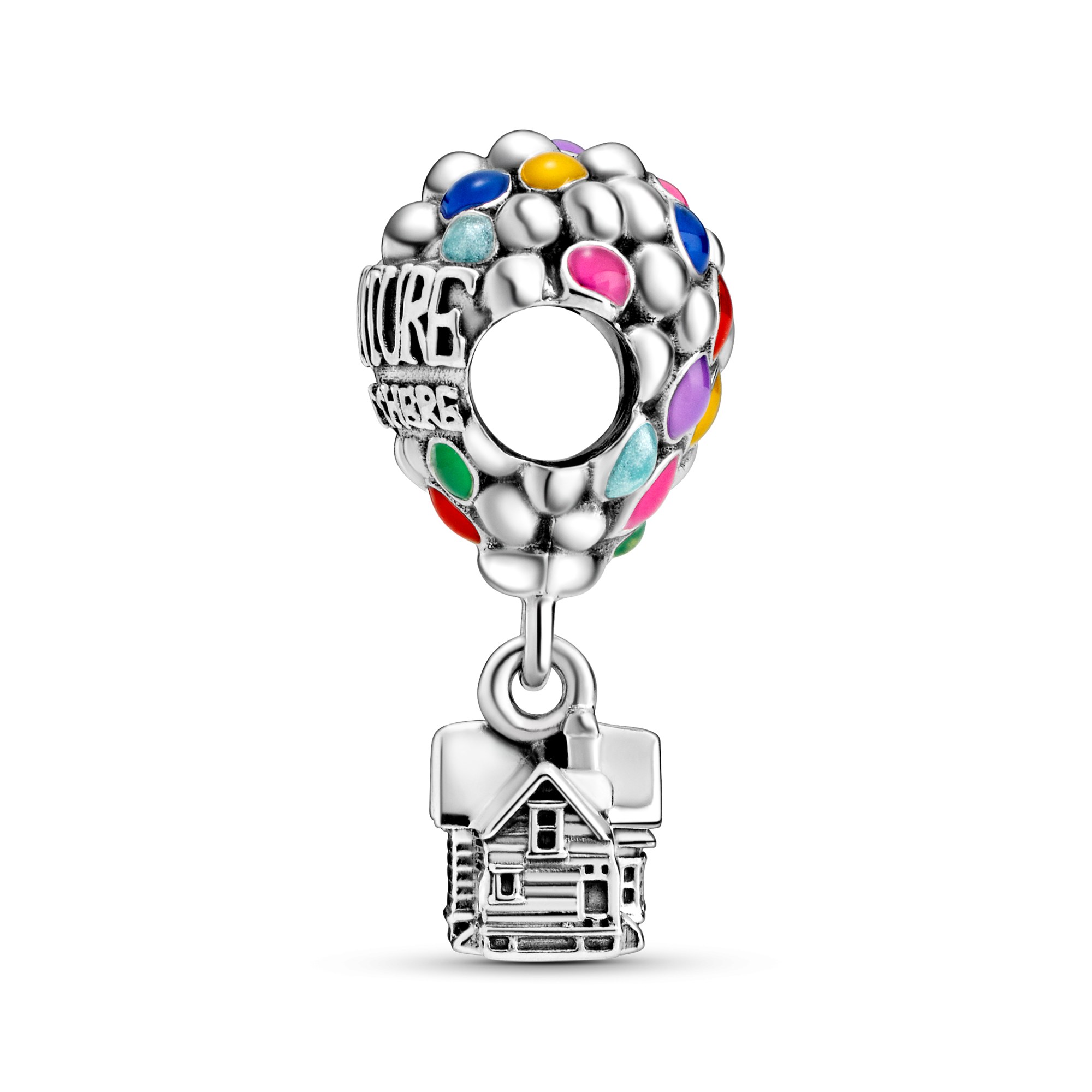 Pandora Disney - Charm - Disney - Up House & Luftballons - Heißluftballon - Silber – Ansicht 3