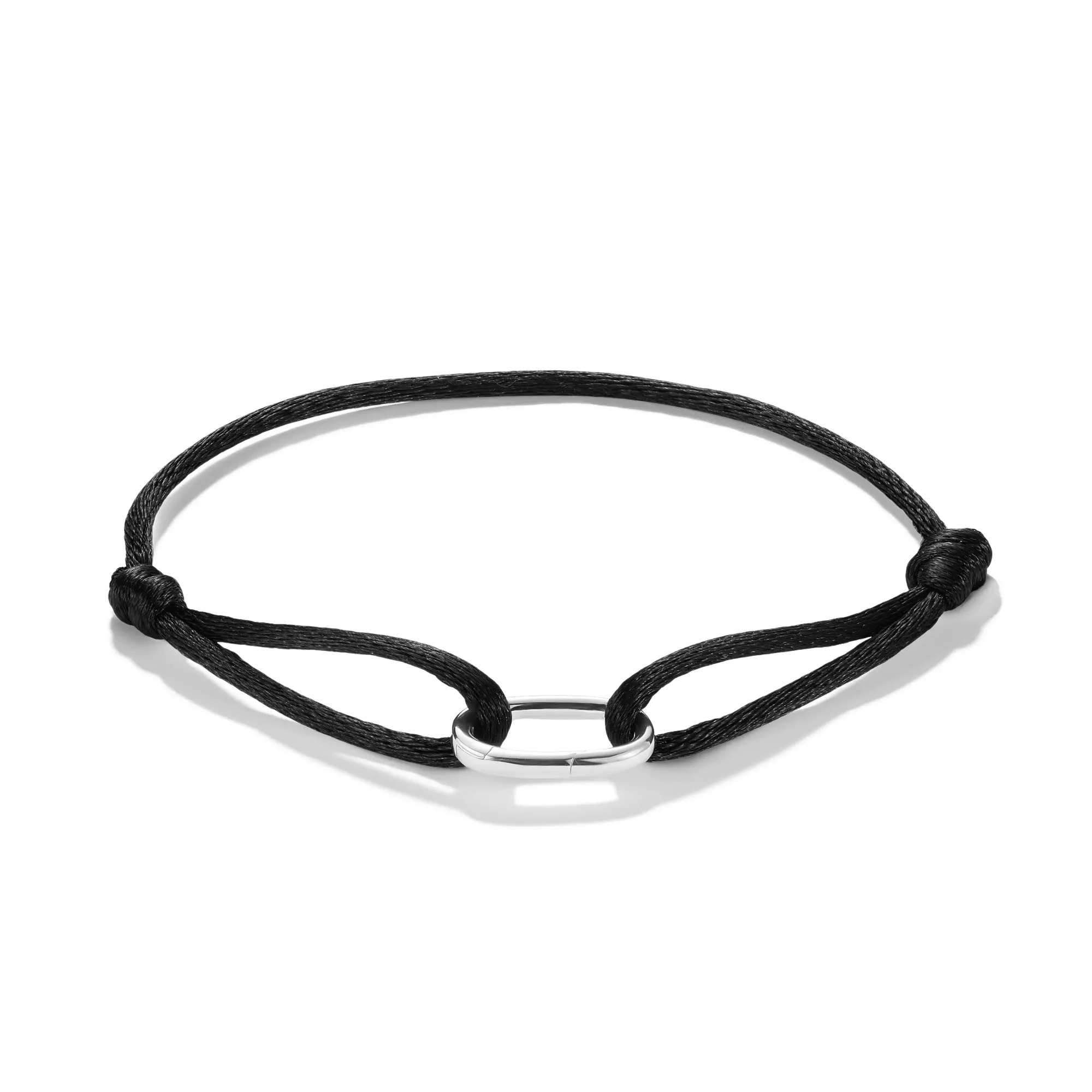 Thomas Sabo Connect - Charm Armband 14-24 cm - Sterling Silber - Schwarz – Ansicht 2