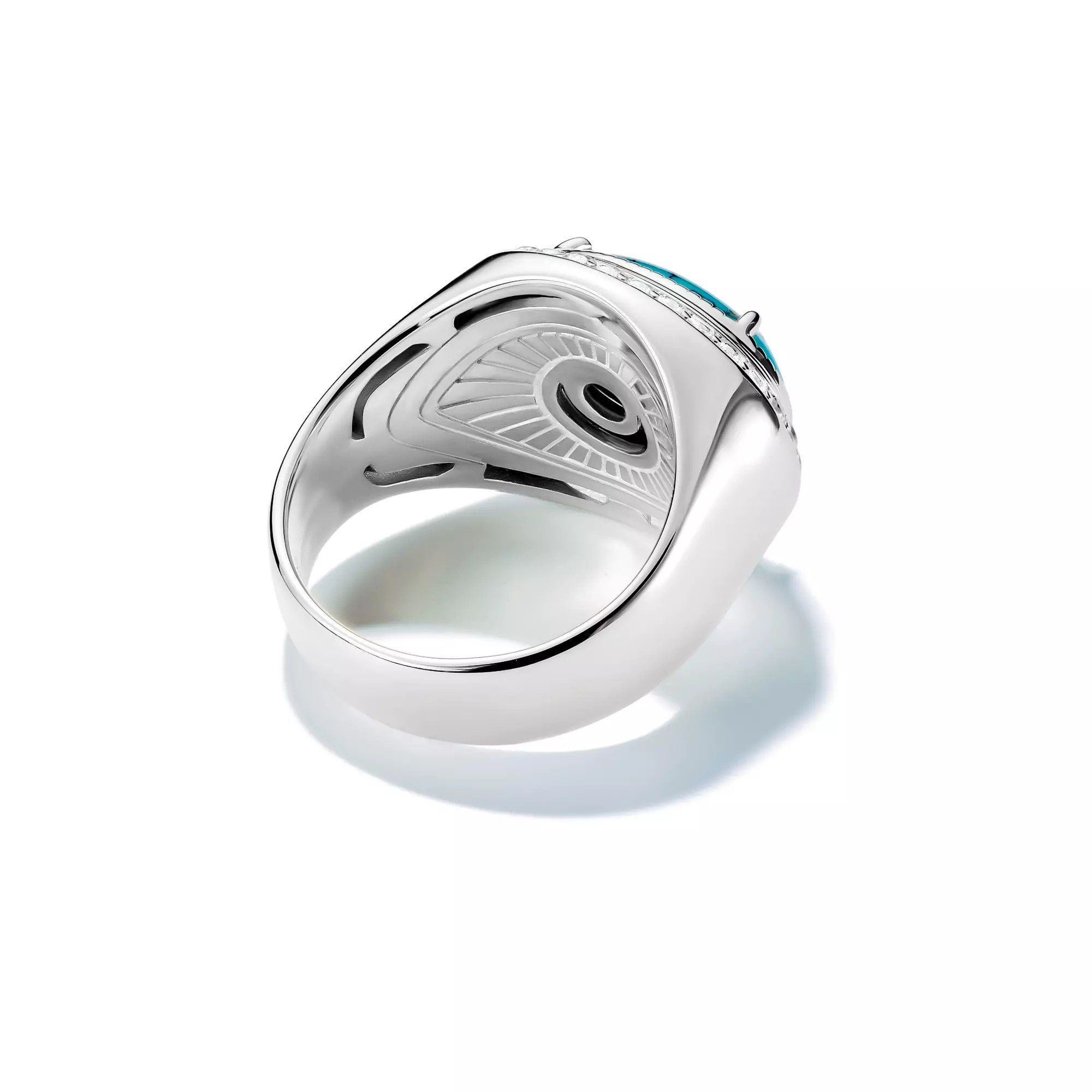 Thomas Sabo Ring Oval Türkis Silber – ELYNDRA – Zirkonia – Ansicht 3