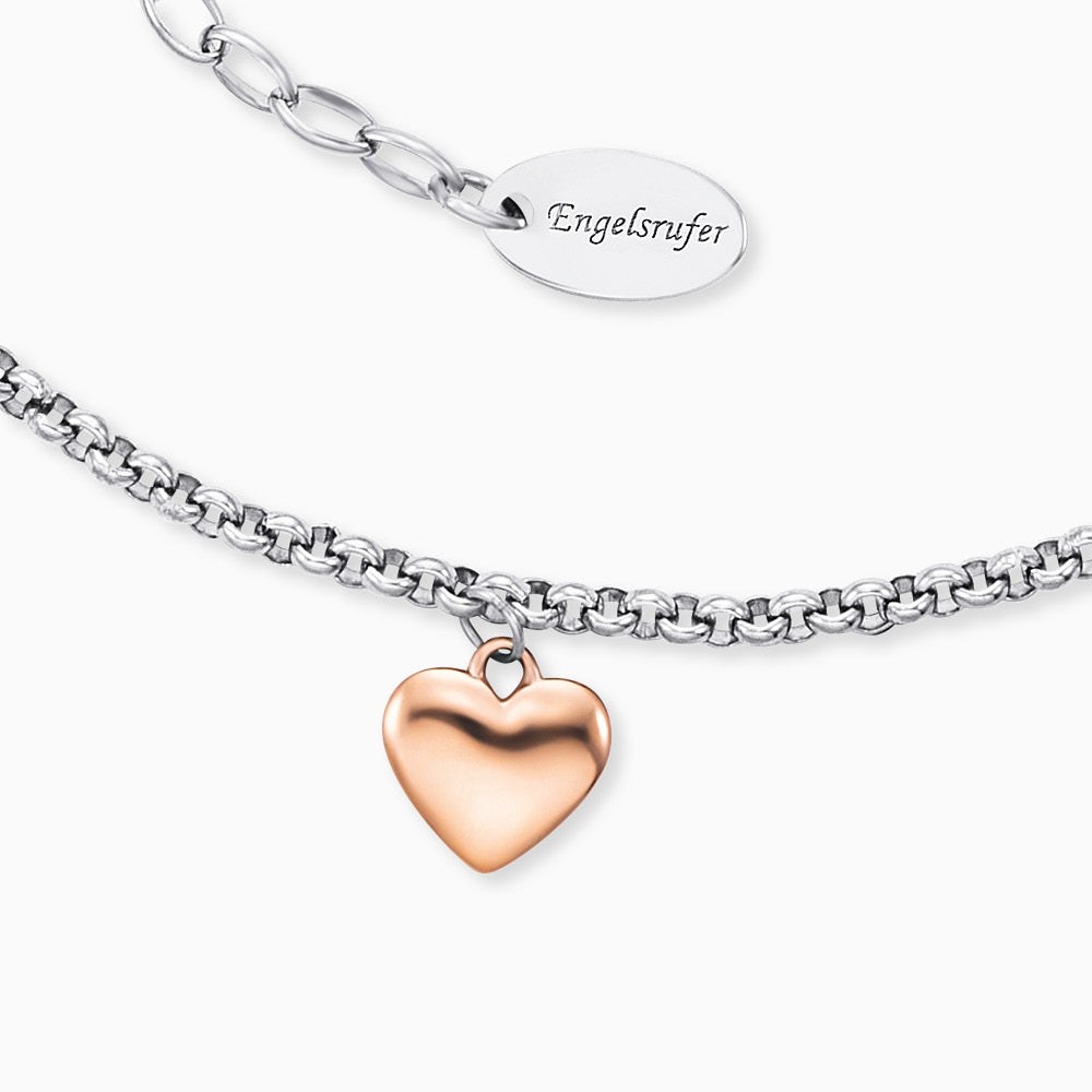 Engelsrufer FUßKETTE Fußkettchen Glaube Liebe Hoffnung Tricolor - Edelstahl 22 cm – Ansicht 5