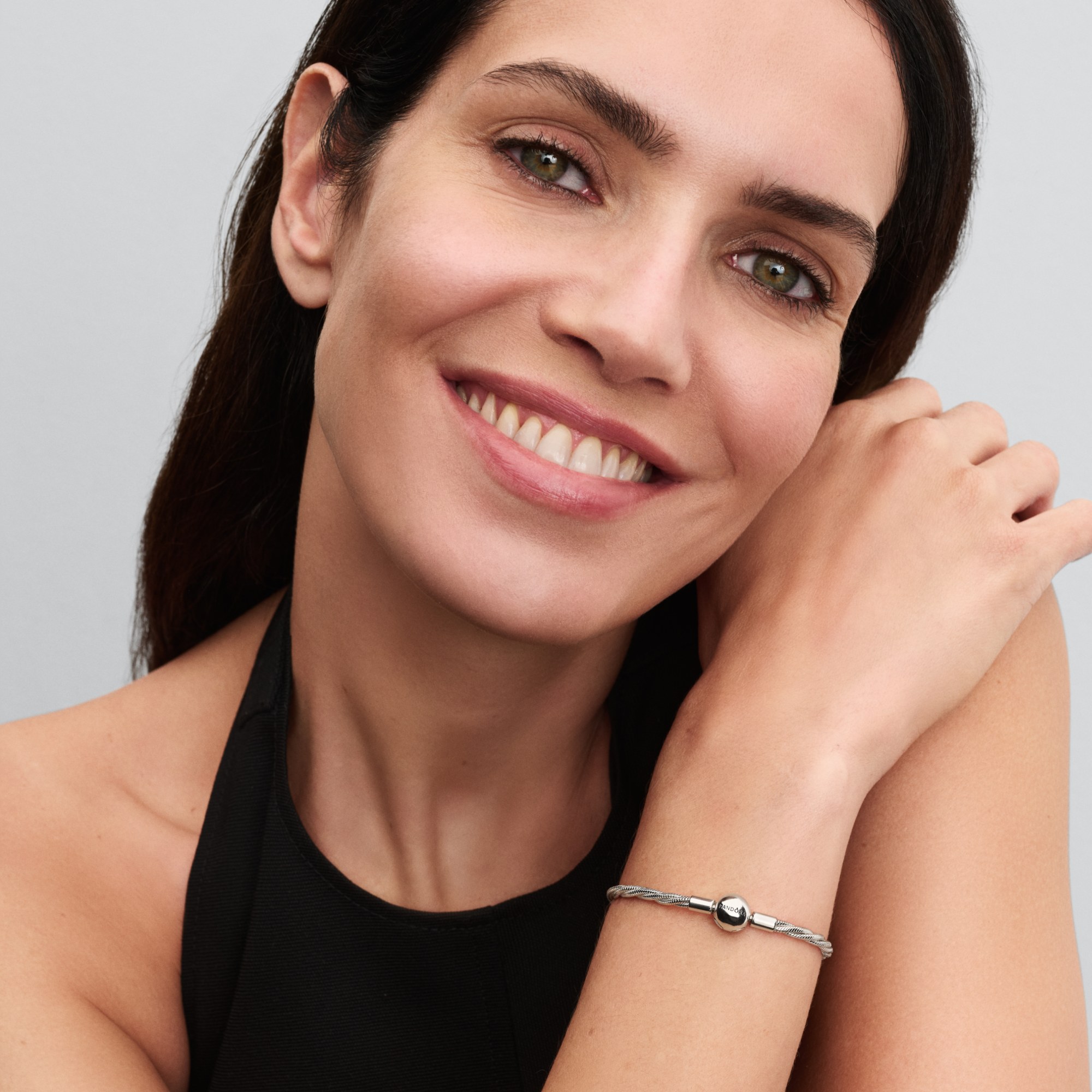 Pandora Armband - Armband - Kugelverschluß & gedrehte Schlangenkette - Sterling Silber