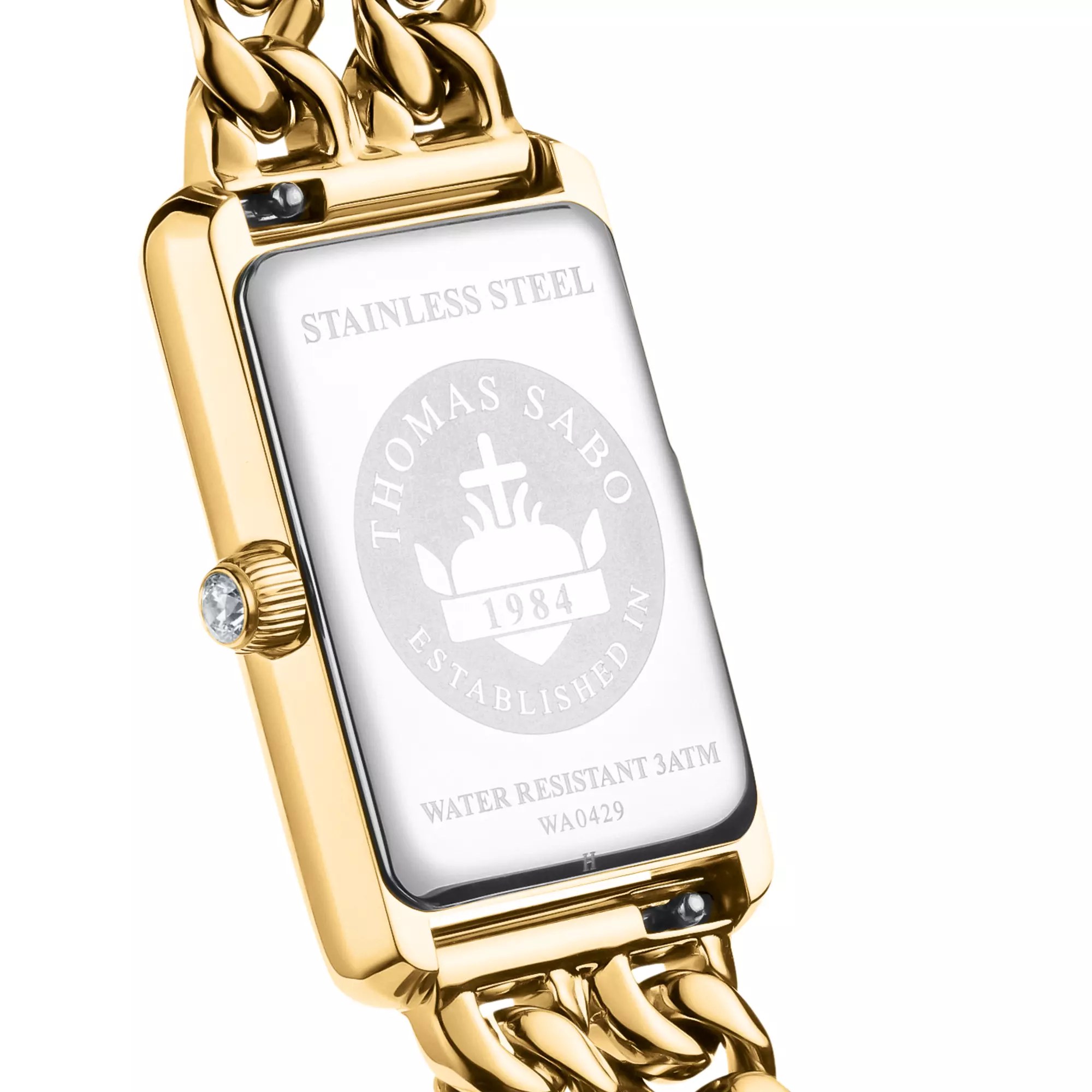 Thomas Sabo Damenuhr Elegance rechteckig goldfarben – Ansicht 2