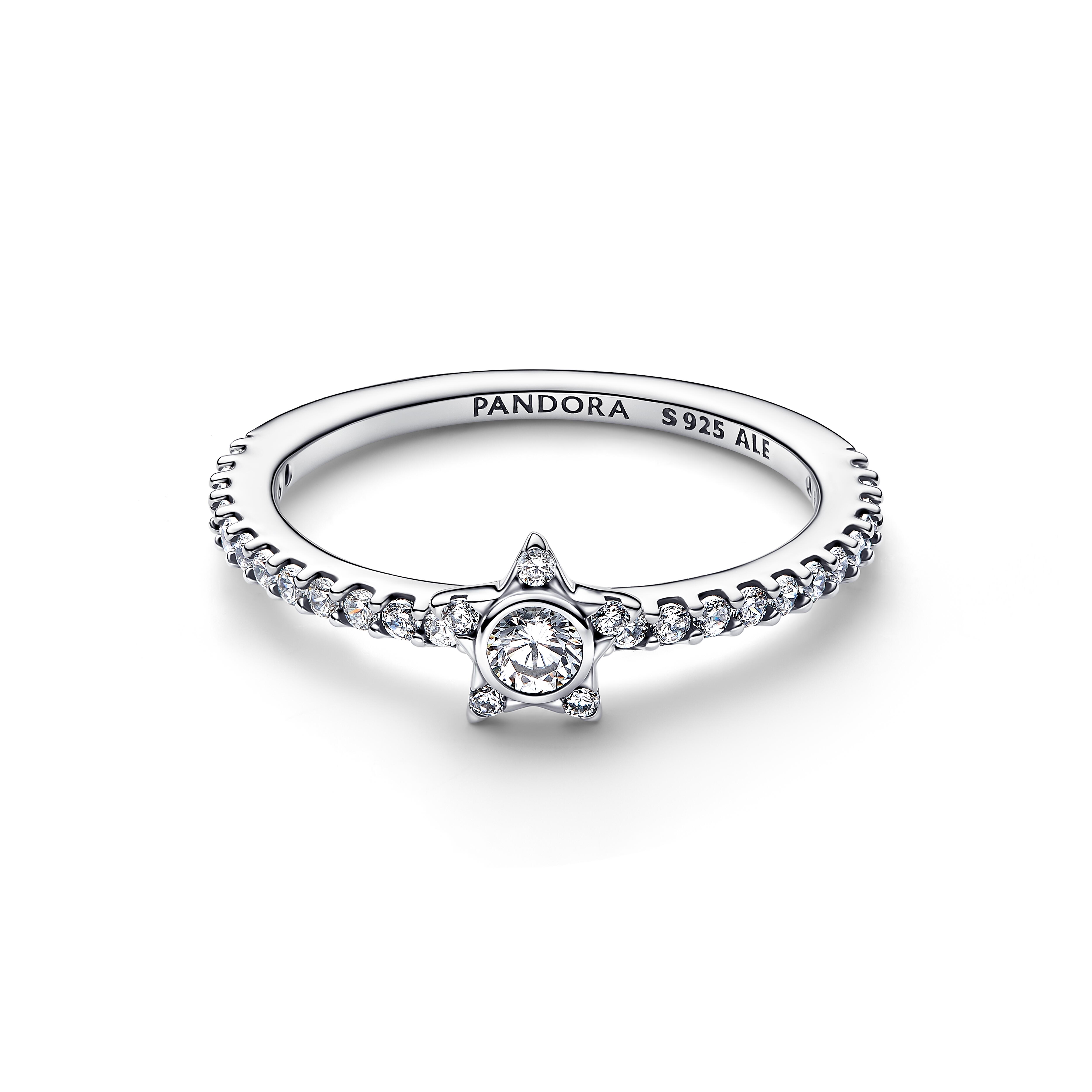 Pandora Timeless - Pavé-Ring Stella Stern - Sterling Silber – Ansicht 2