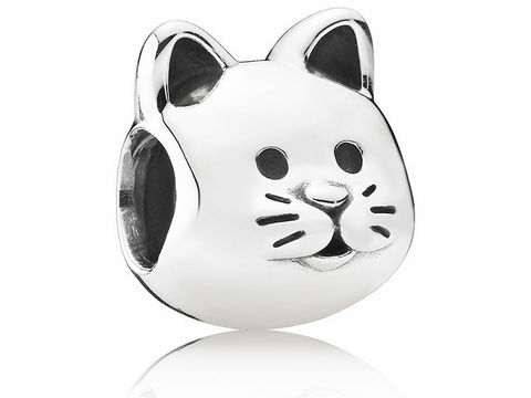 PANDORA 791706 - Neugieriges Kätzchen Katze - Silber - Charm