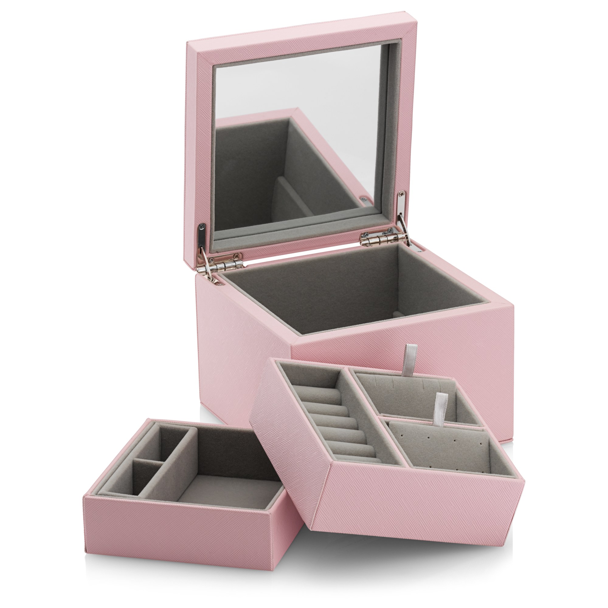 Pandora Schmuckbox - rosa - 9,5 cm - klein – Ansicht 2