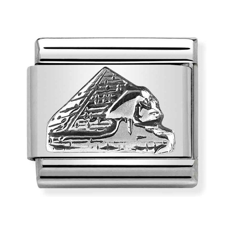 Nomination Composable Classic Charm Pyramiden - Edelstahl, Sterling Silber