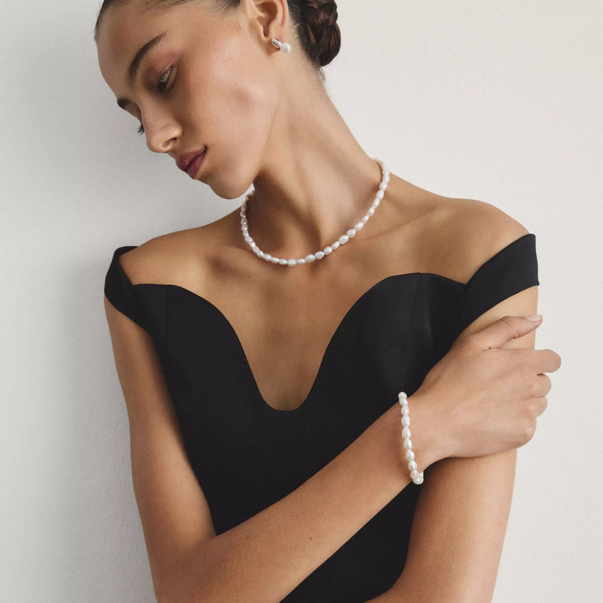Thomas Sabo Bold Elegance - Armband - 19 cm - Sterling Silber recy. & Süßwasserperle – Ansicht 4
