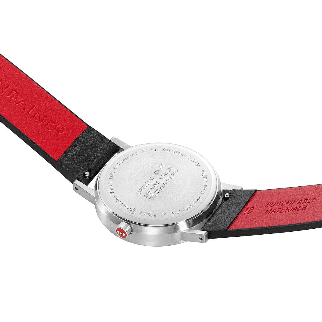 Mondaine Uhr Classic - A660.30314.16SBBV - 36 mm - Ziffernblatt Weiss – Ansicht 4