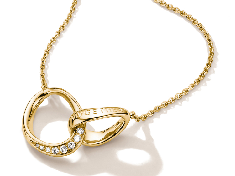 Thomas Sabo Together - KE2378-M01-14-L45V - Halskette - 45 cm - 18K Gelbgold-Vergoldung