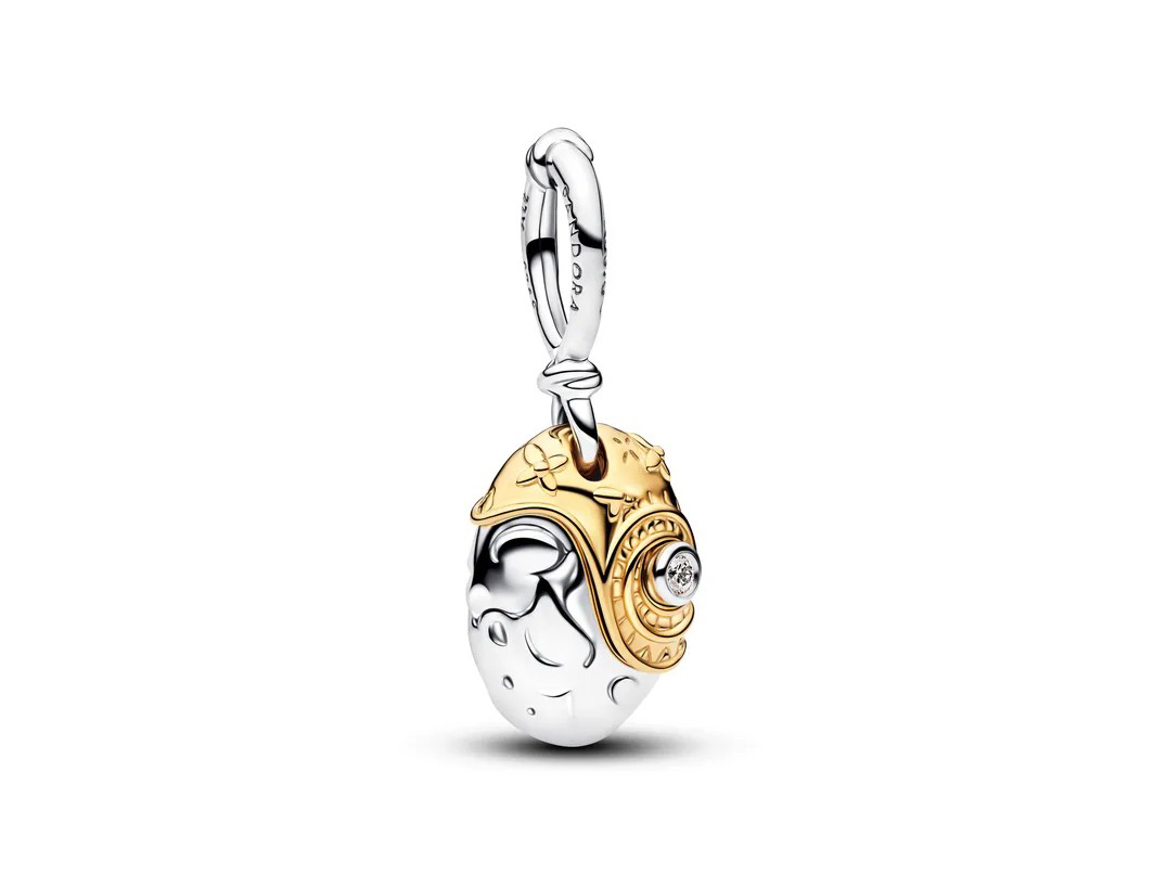 Pandora 764385C01 - Disney Prinzessinnen Vaiana Herz von Te Fiti - Diamant Lab-Grown - Gelbgold Vergoldung