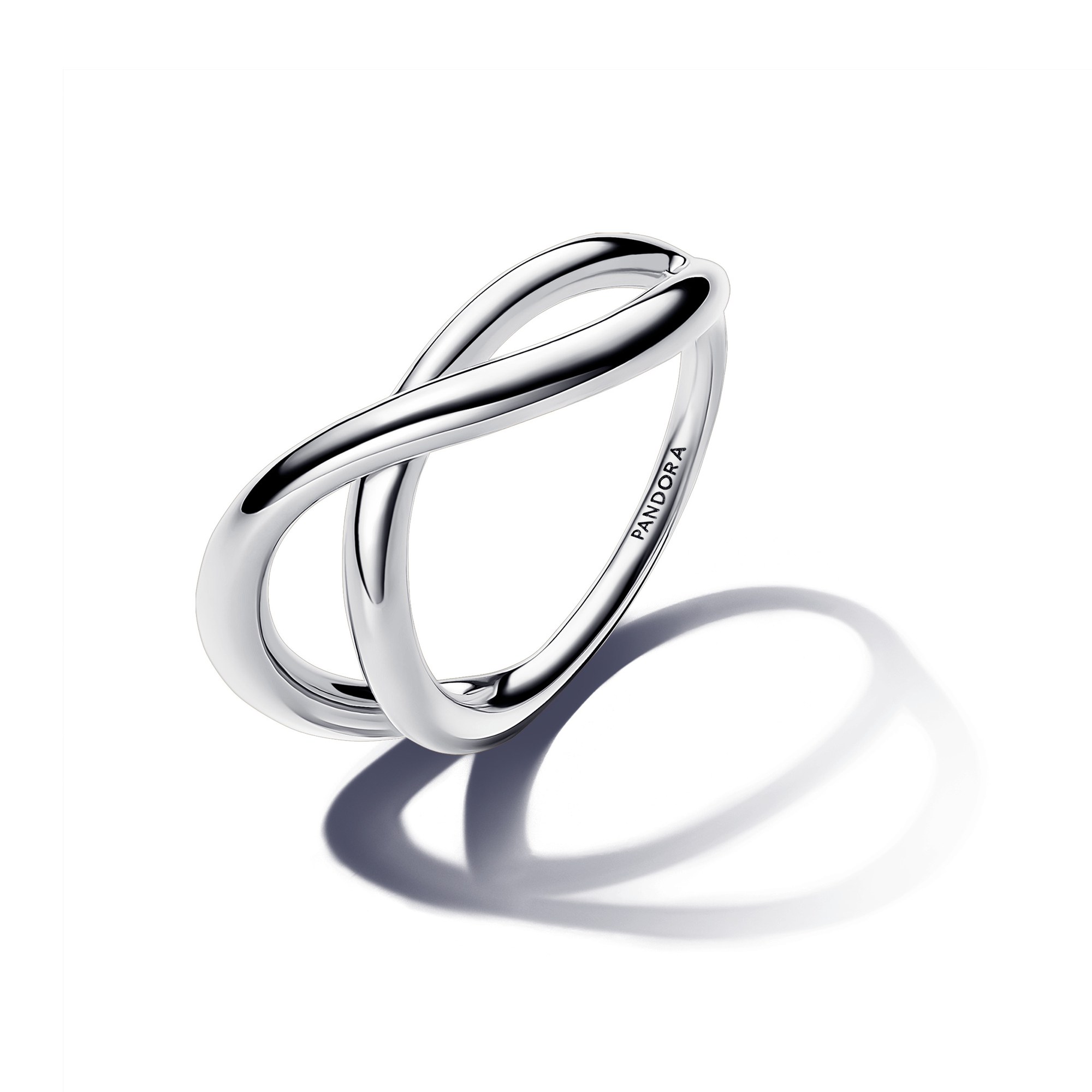Pandora ESSENCE organisch geformter Unendlichkeitsring - Sterling Silber