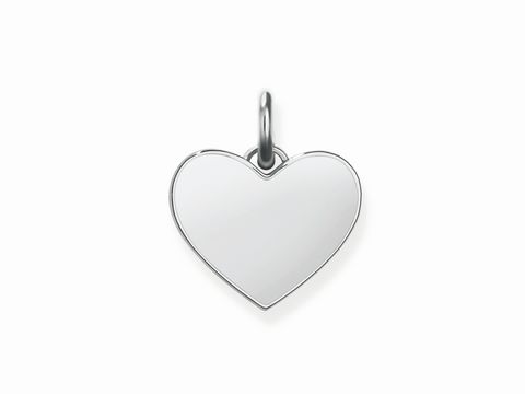 Herzanhänger aus Silber von Thomas Sabo, Modell LBPE0022-051-14, ideal für Gravuren, elegantes Design, perfektes Geschenk für besondere Anlässe.
