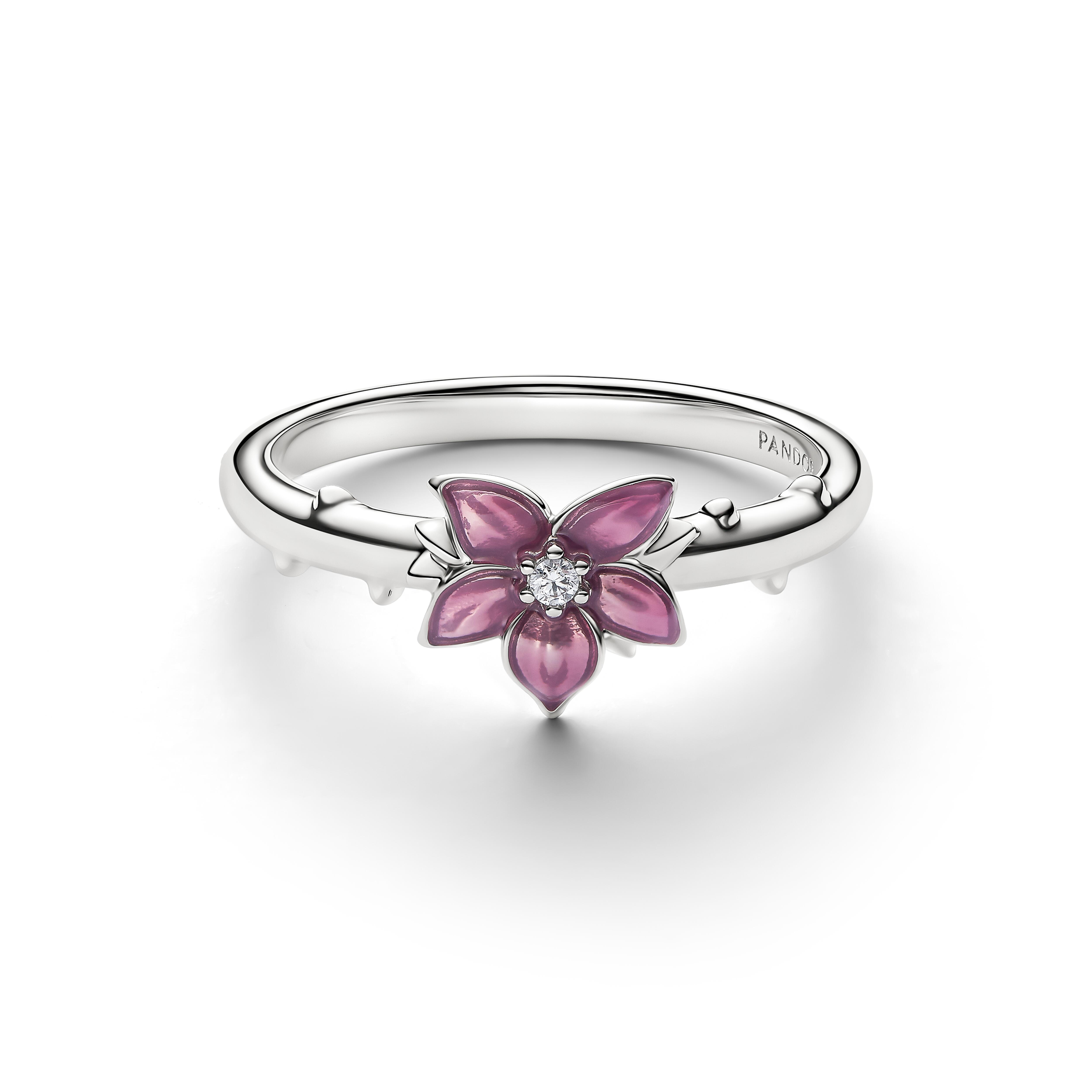Pandora Disney - Ring Mulan Kirschblüte - platiniert – Ansicht 2
