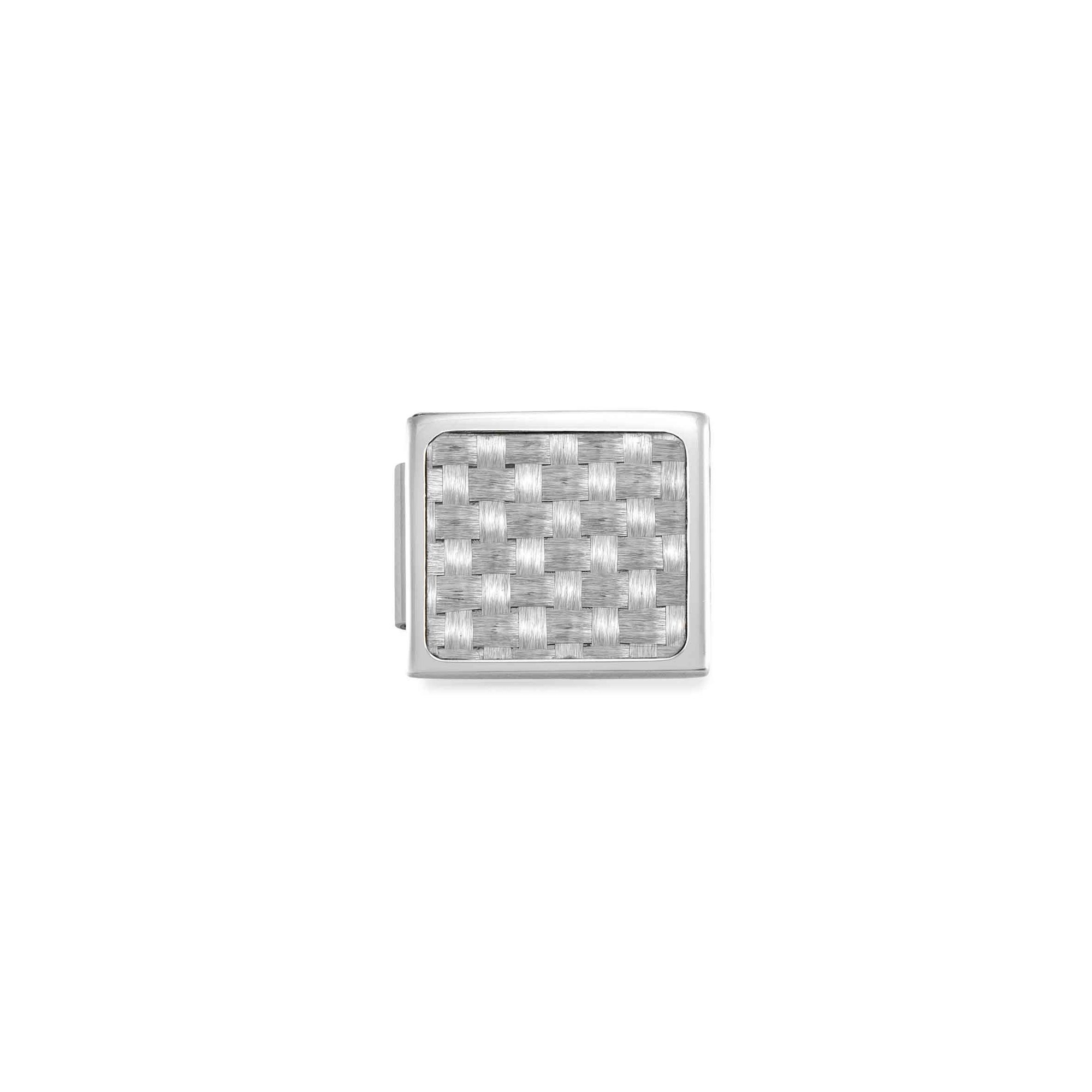 Nomination Composable Glam Charm Carbon-Optik grau - Edelstahl
