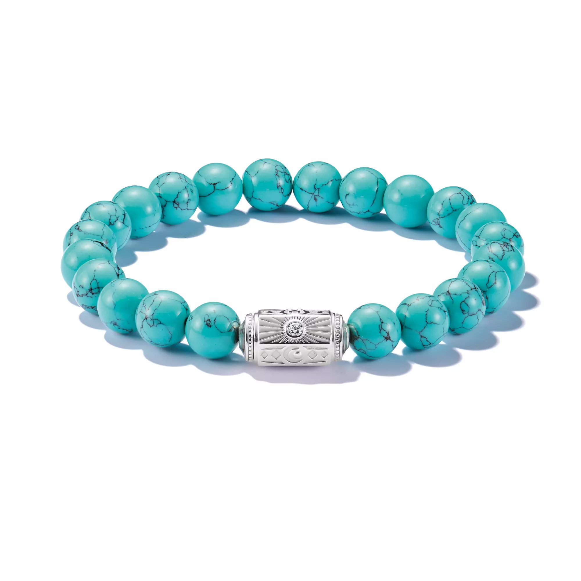 Thomas Sabo ELYNDRA Armband 17 cm - Sterling Silber & imit. Türkis & Zirkonia - Türkis – Ansicht 2