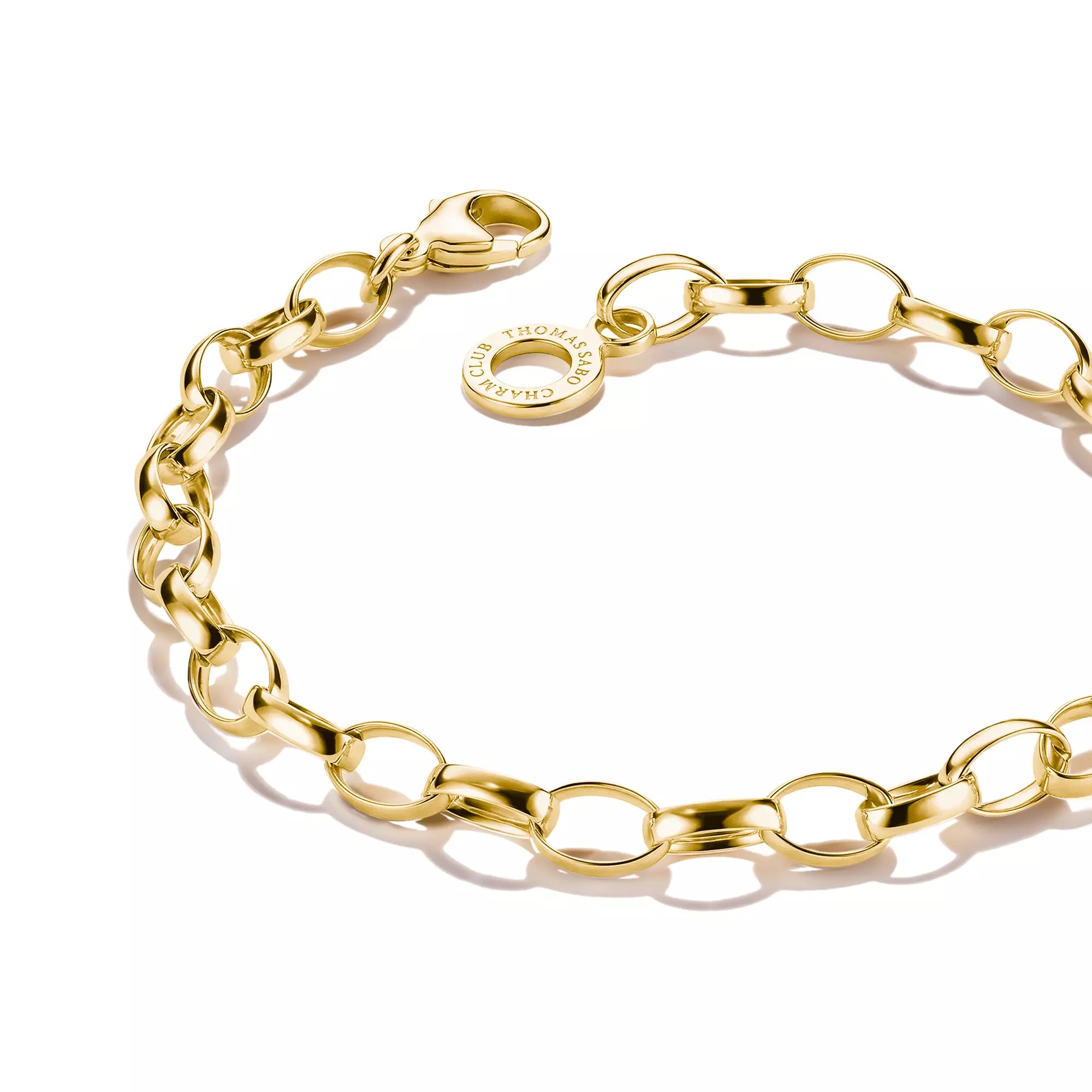 Thomas Sabo Charm Armband - Silber 750/- vergoldet Gelbgold - 17 cm – Ansicht 2
