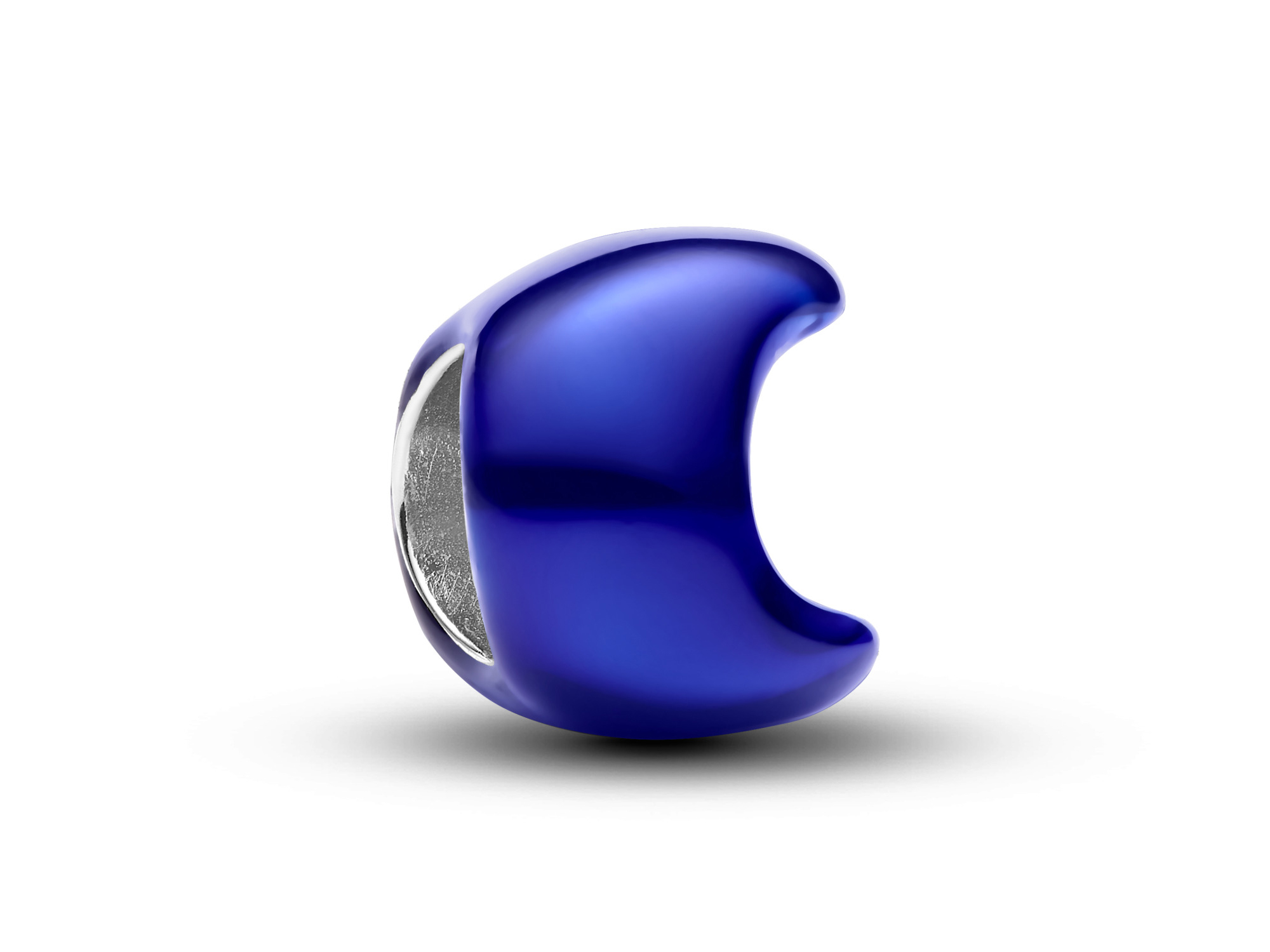 Pandora 794784C01 - Blauer Mond Mini-Charm - Sterling Silber - Emaille Blau