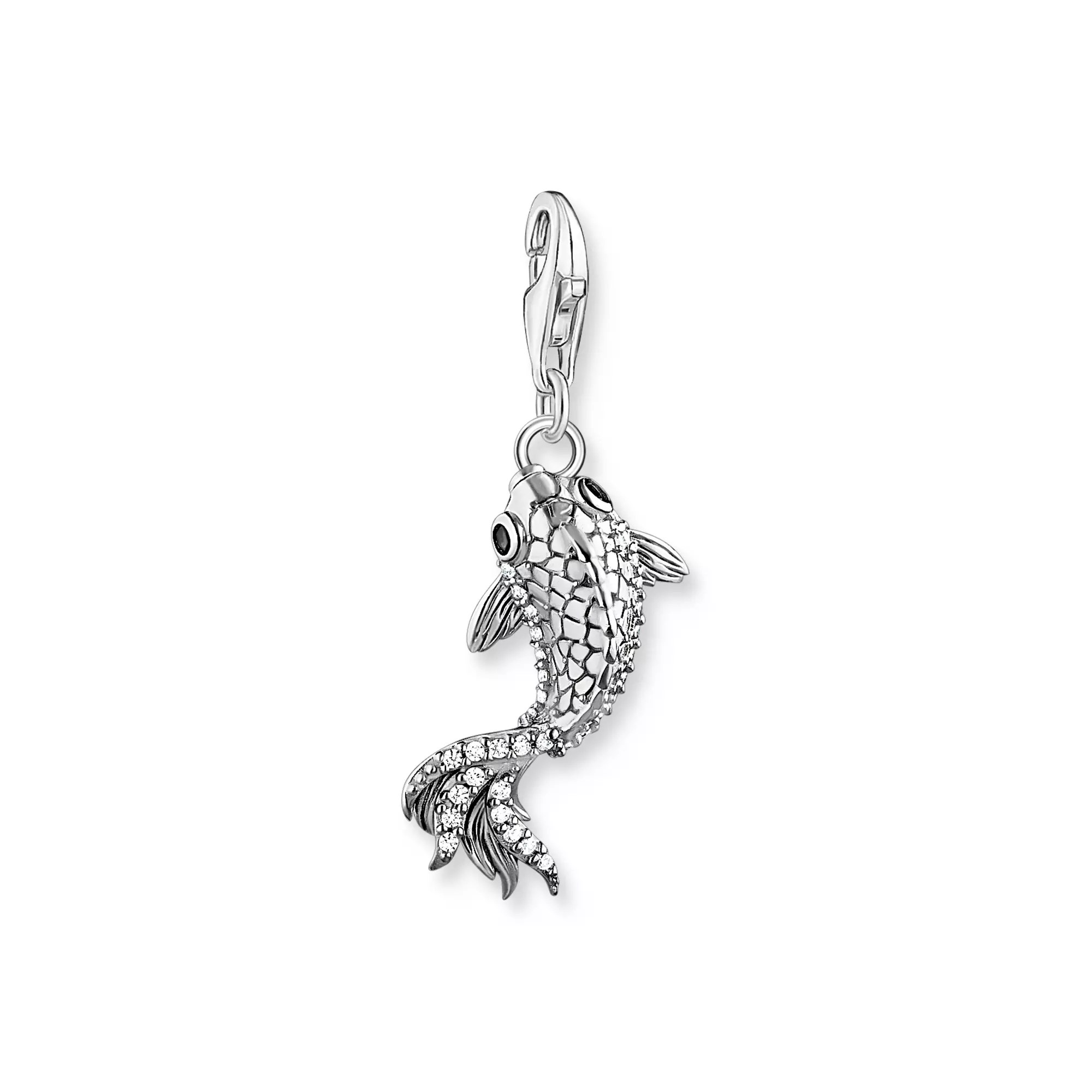 Thomas Sabo Charm-Anhänger - Koi - Silber gesch. & Zirkonia