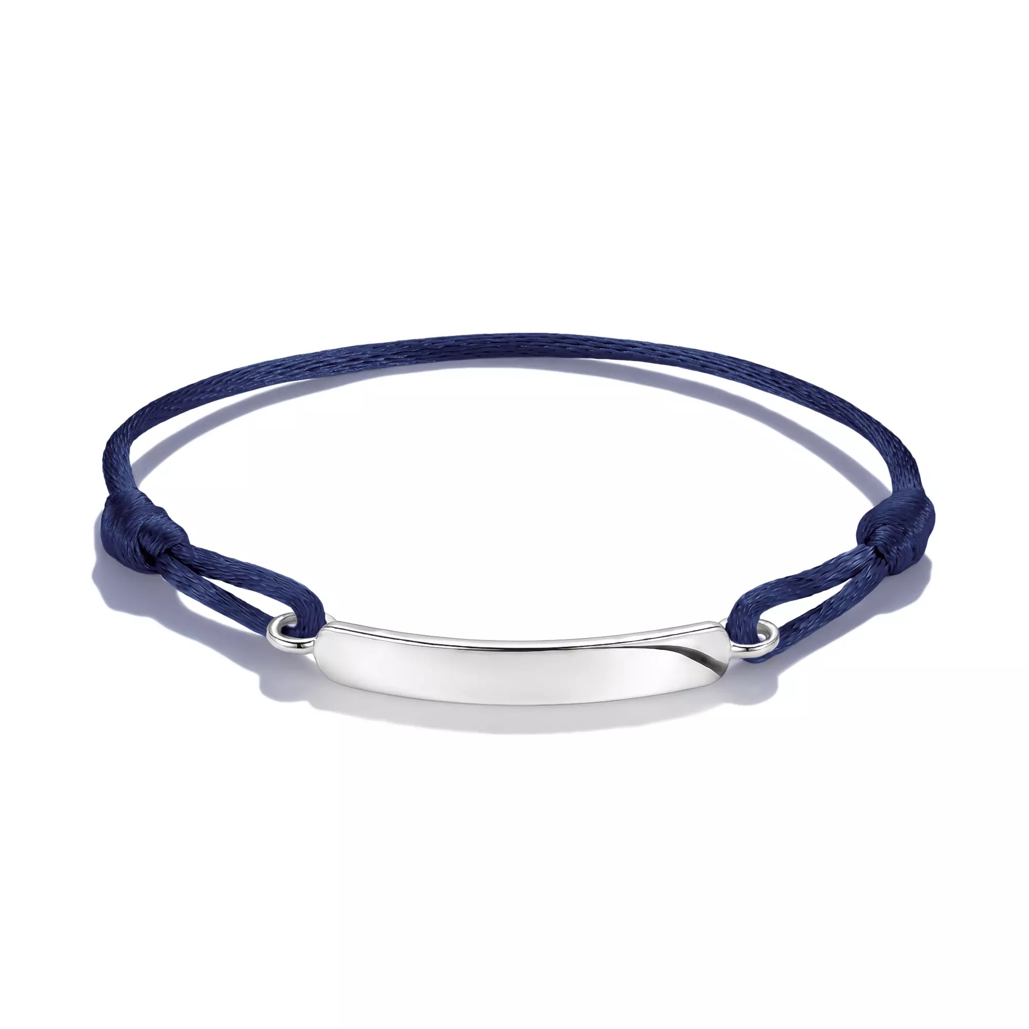 Thomas Sabo Together - Gravur-Armband - 24 cm - Sterling Silber recy. - dunkelblau
