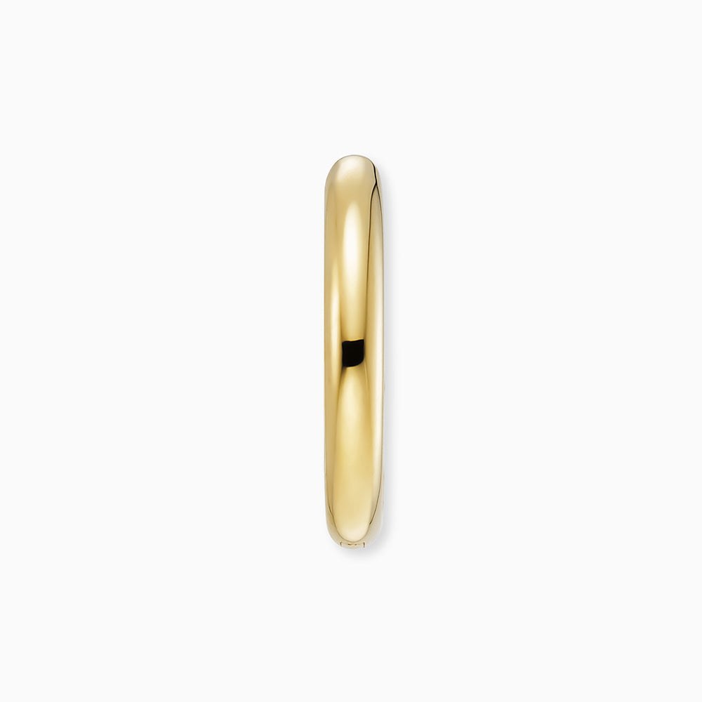 Engelsrufer BASIC Creole Lola - Gelbgold vergoldet auf Silber 16 mm – Ansicht 3