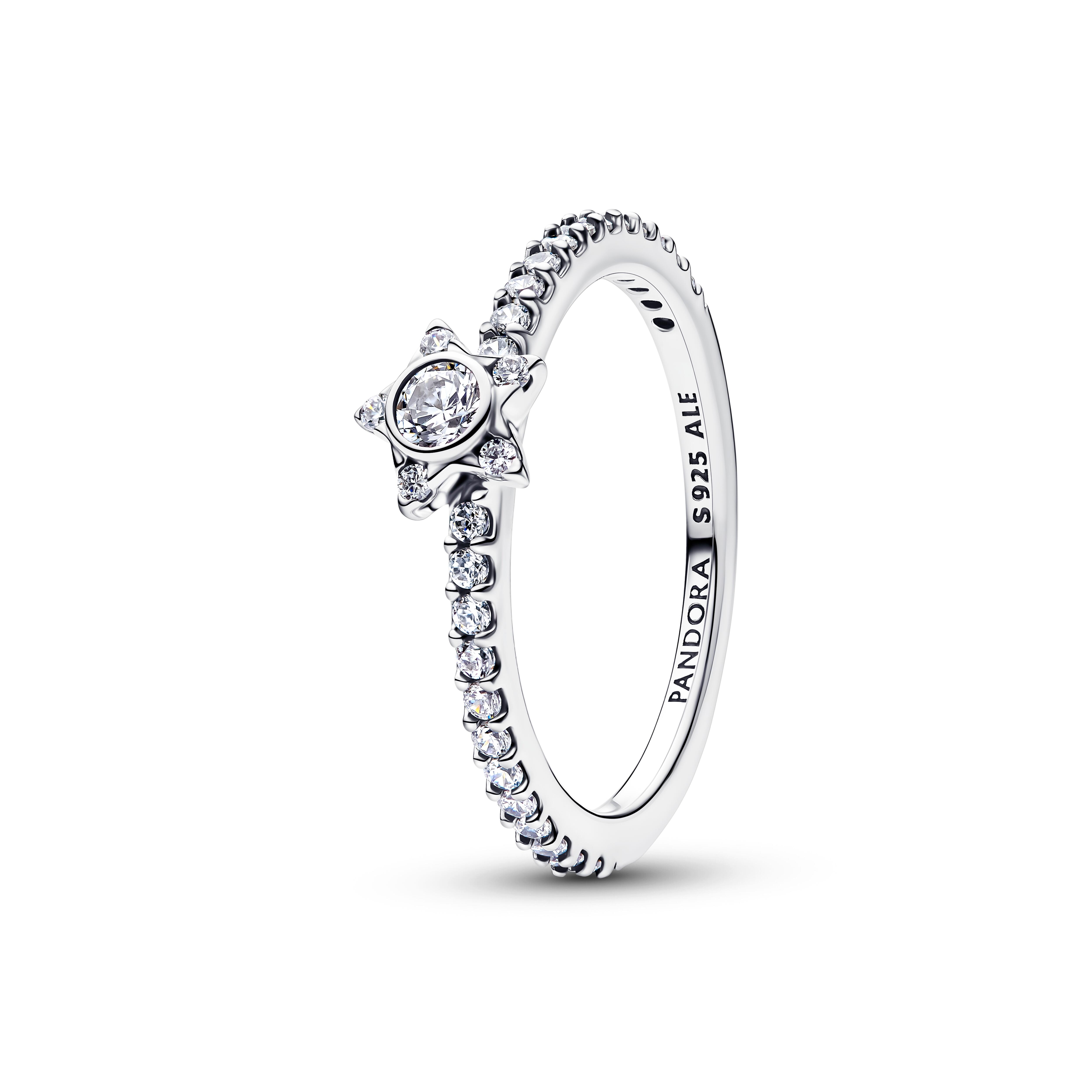 Pandora Timeless - Pavé-Ring Stella Stern - Sterling Silber - Gr. 60 - 194959C01-60