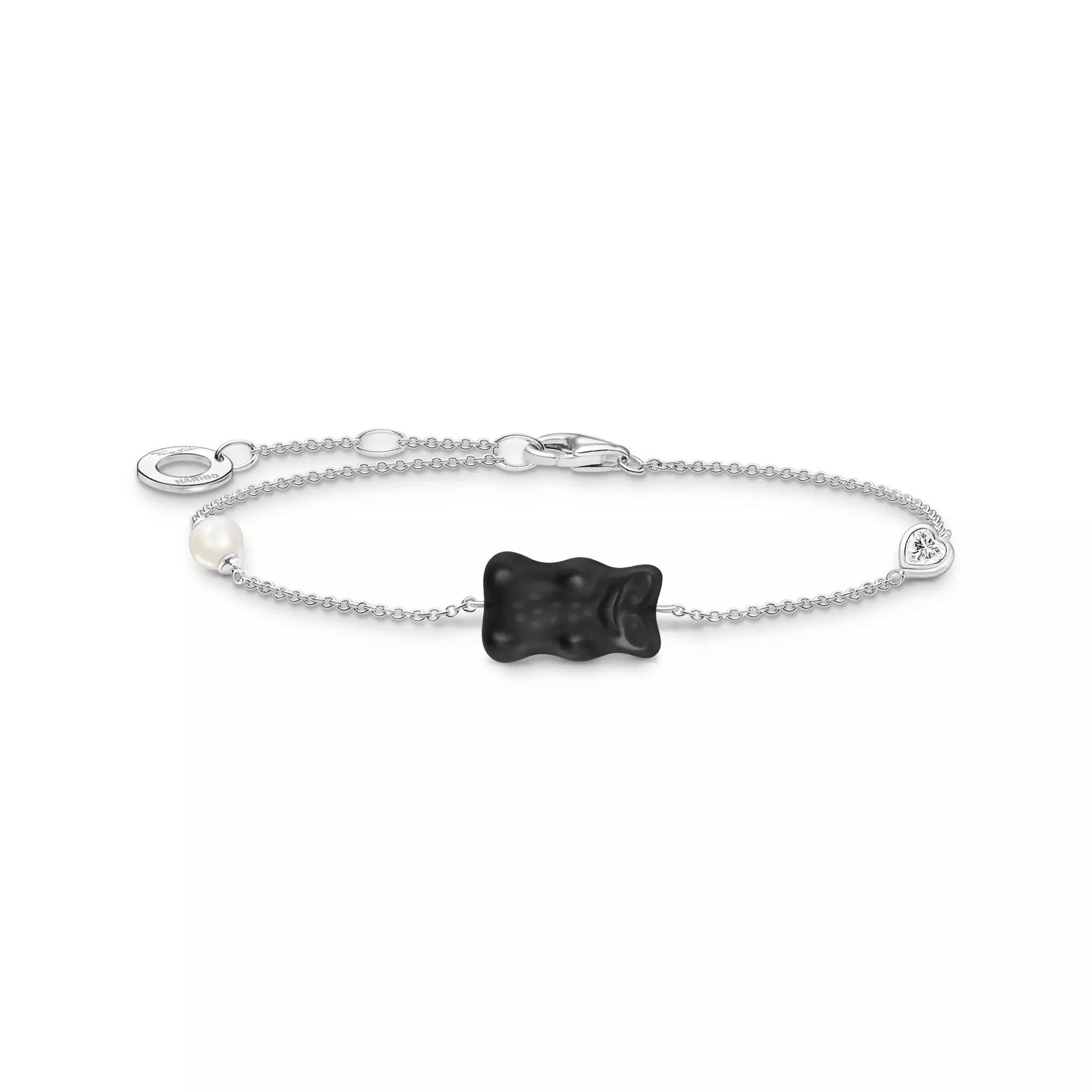 Thomas Sabo HARIBO Goldbär - Gummibärchen Armband - Schwarz + Zirkonia - 16-19 cm – Ansicht 2